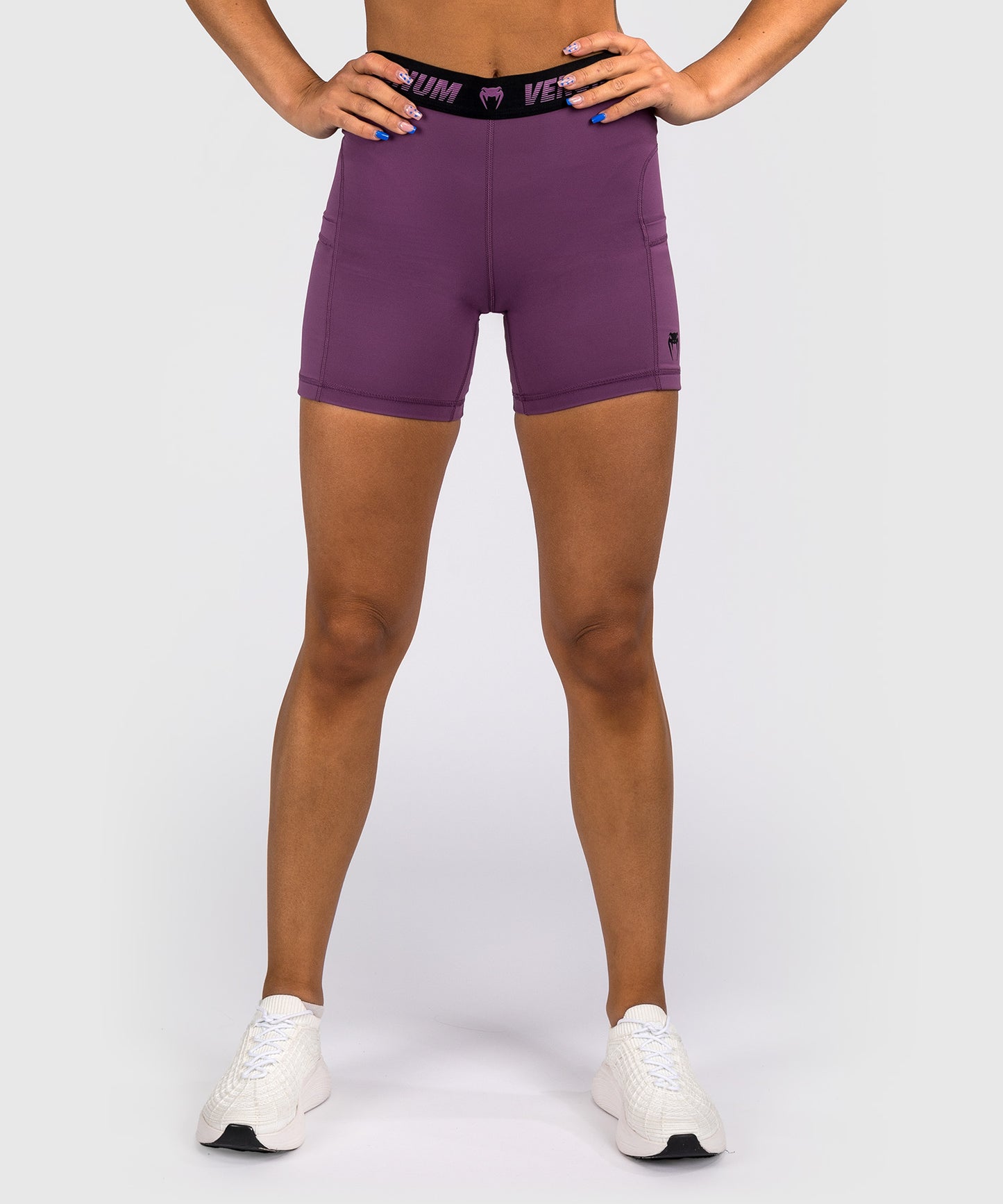 Short de compression long pour Femmes Venum Elevate - Lilas