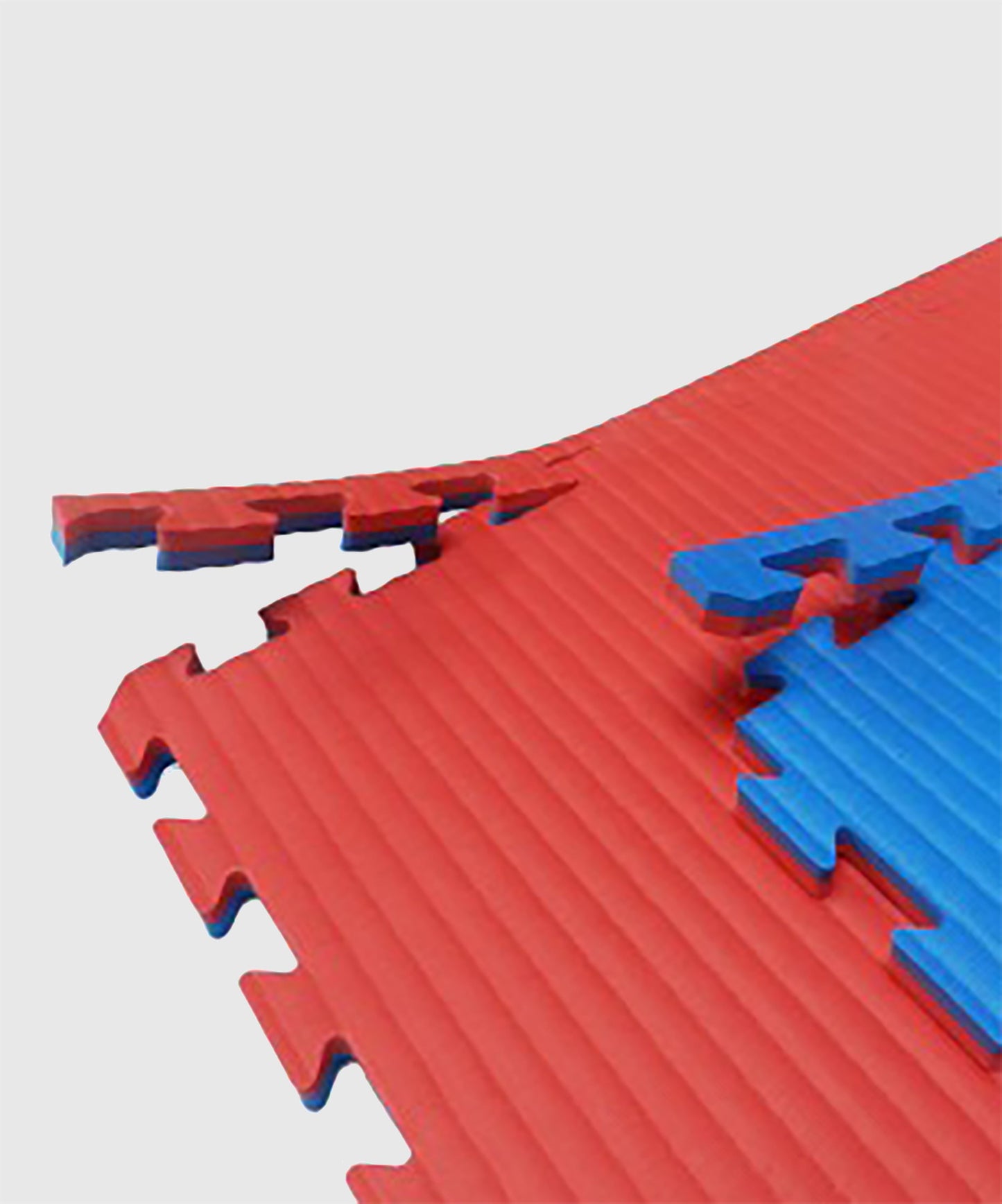 Tatami Puzzle 100x100x2cm (x10) – Rot/Blau