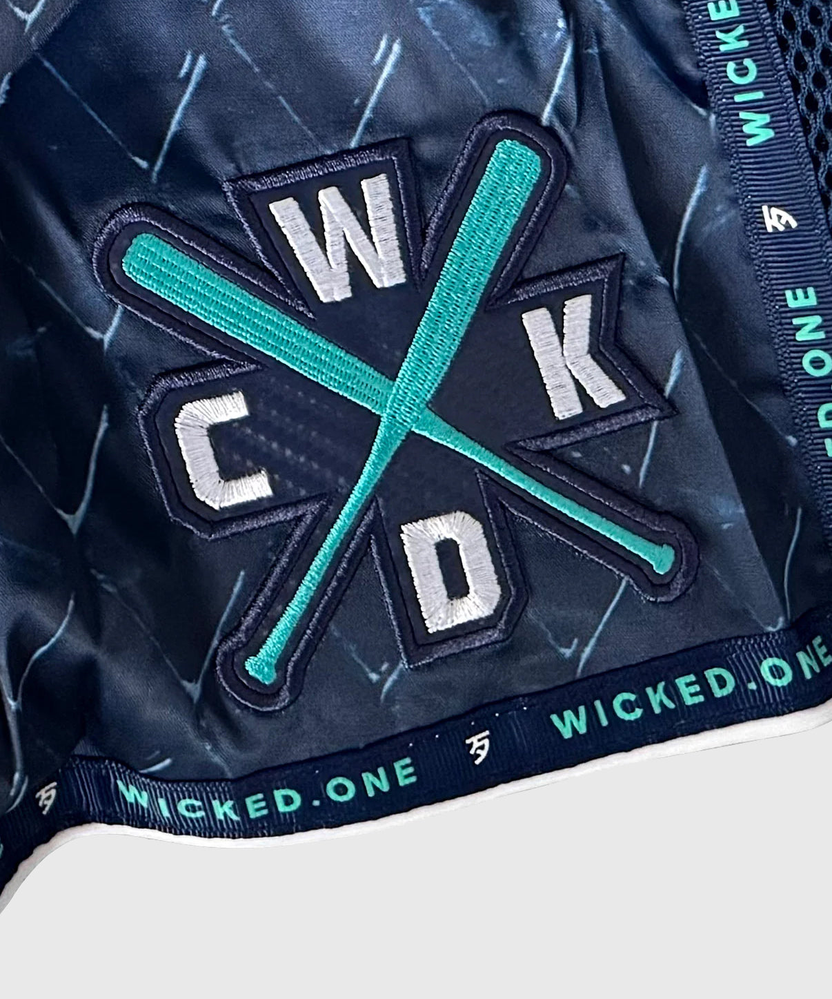 Wicked One Cage Muay Thai Shorts - Marineblau