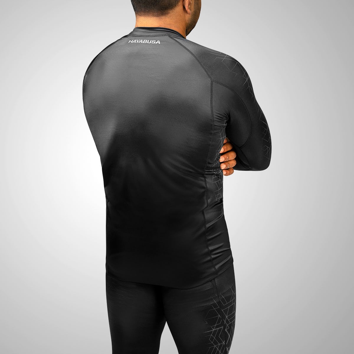 Hayabusa Geo Langarm-Rashguard - Grau