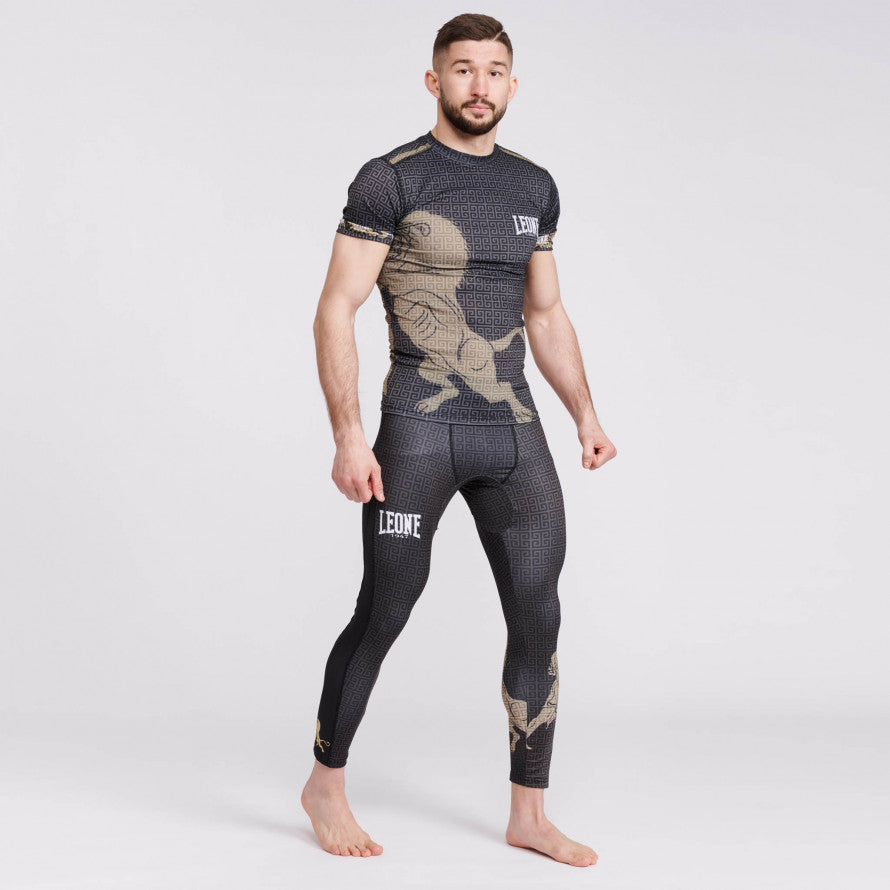 Leone Eracle Kompressionshose - Schwarz/Grau