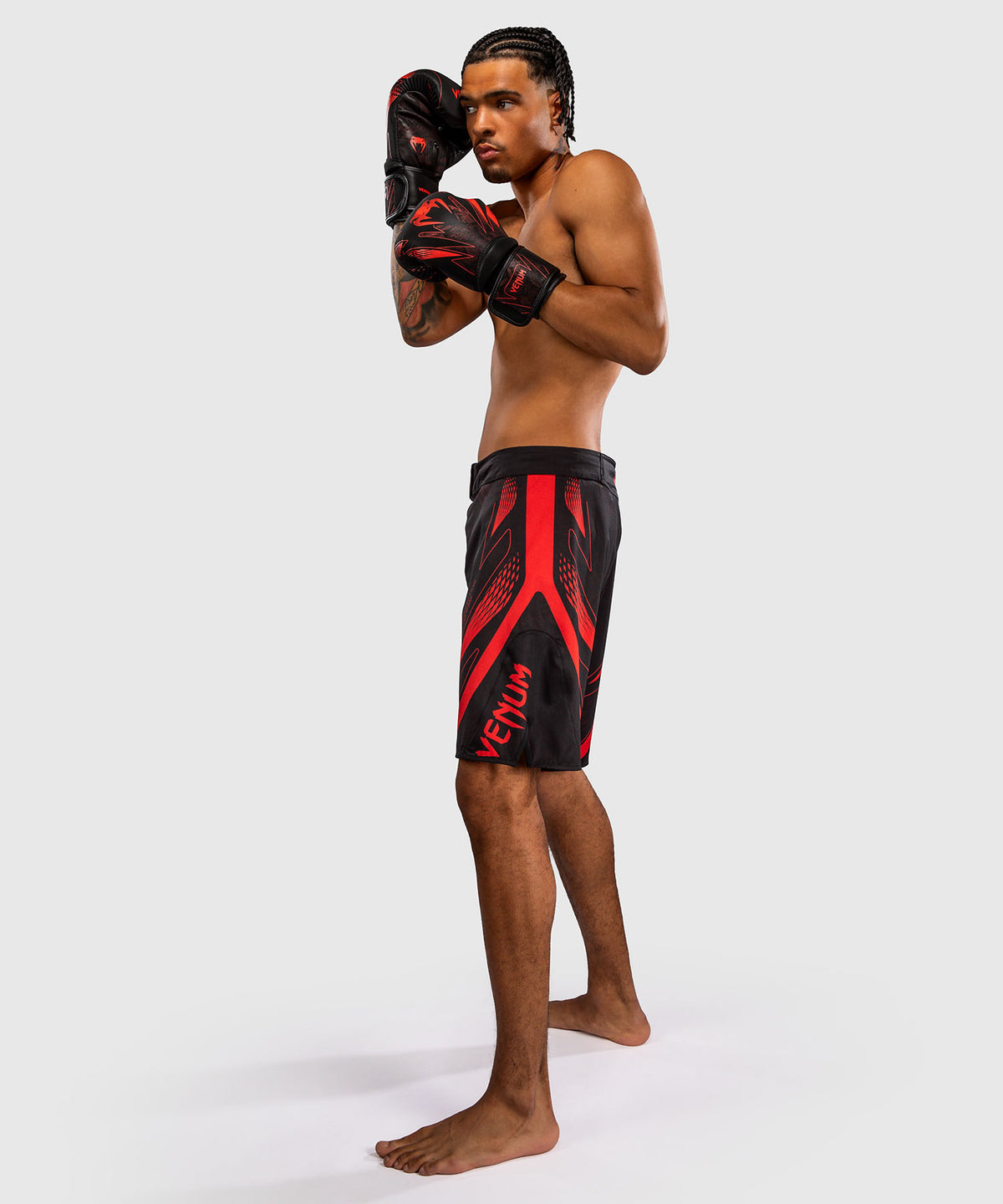 Short de MMA Venum Amazonia Reborn - Noir/Rouge