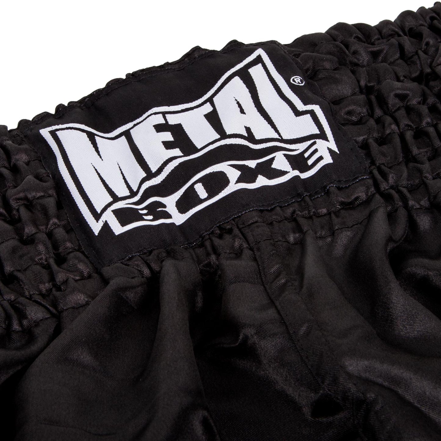 Metal Boxe Boxeo Inglés Metal Fightshorts - Negro
