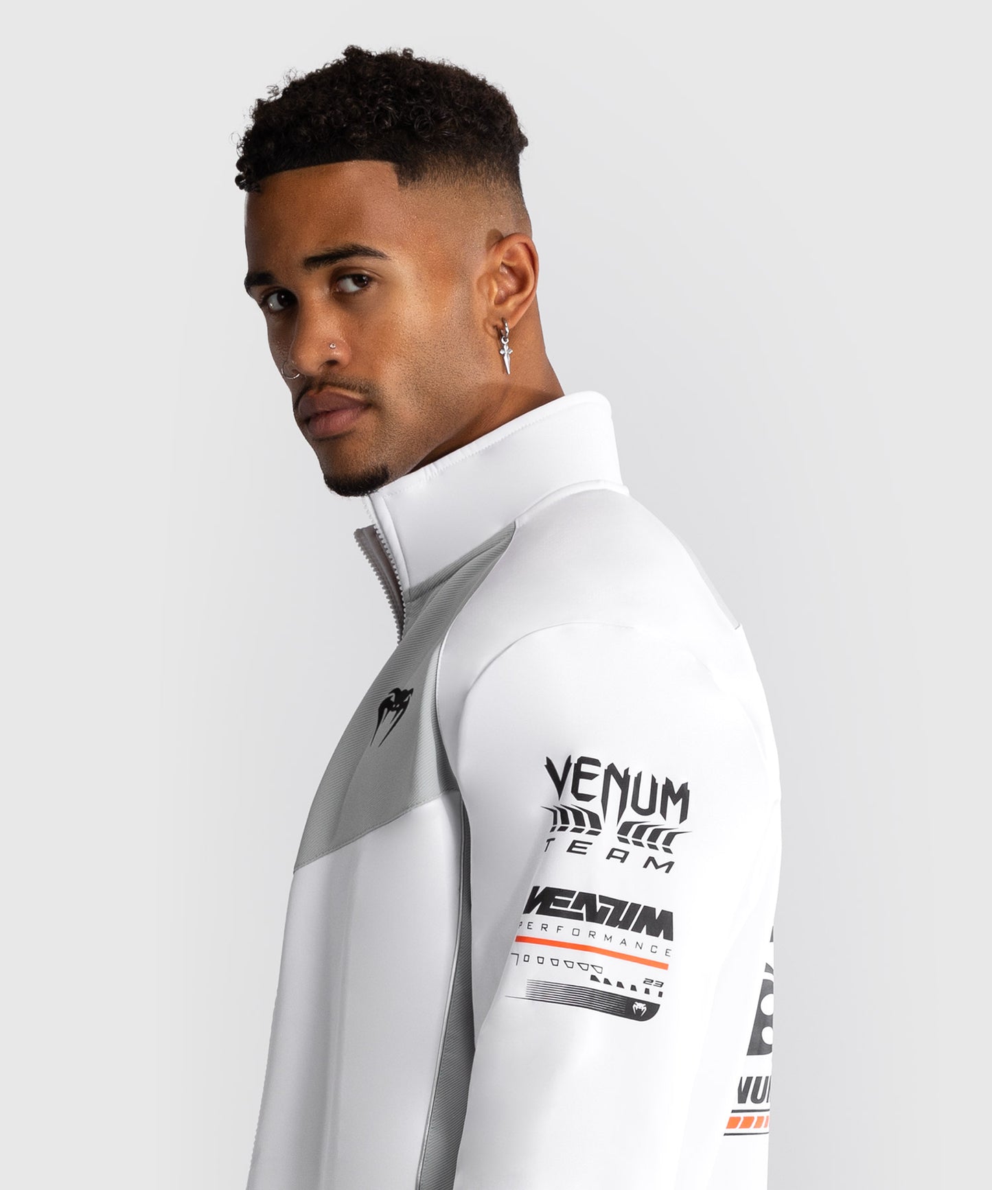 Venum Motorsport Chaqueta Softshell - Blanco Nieve