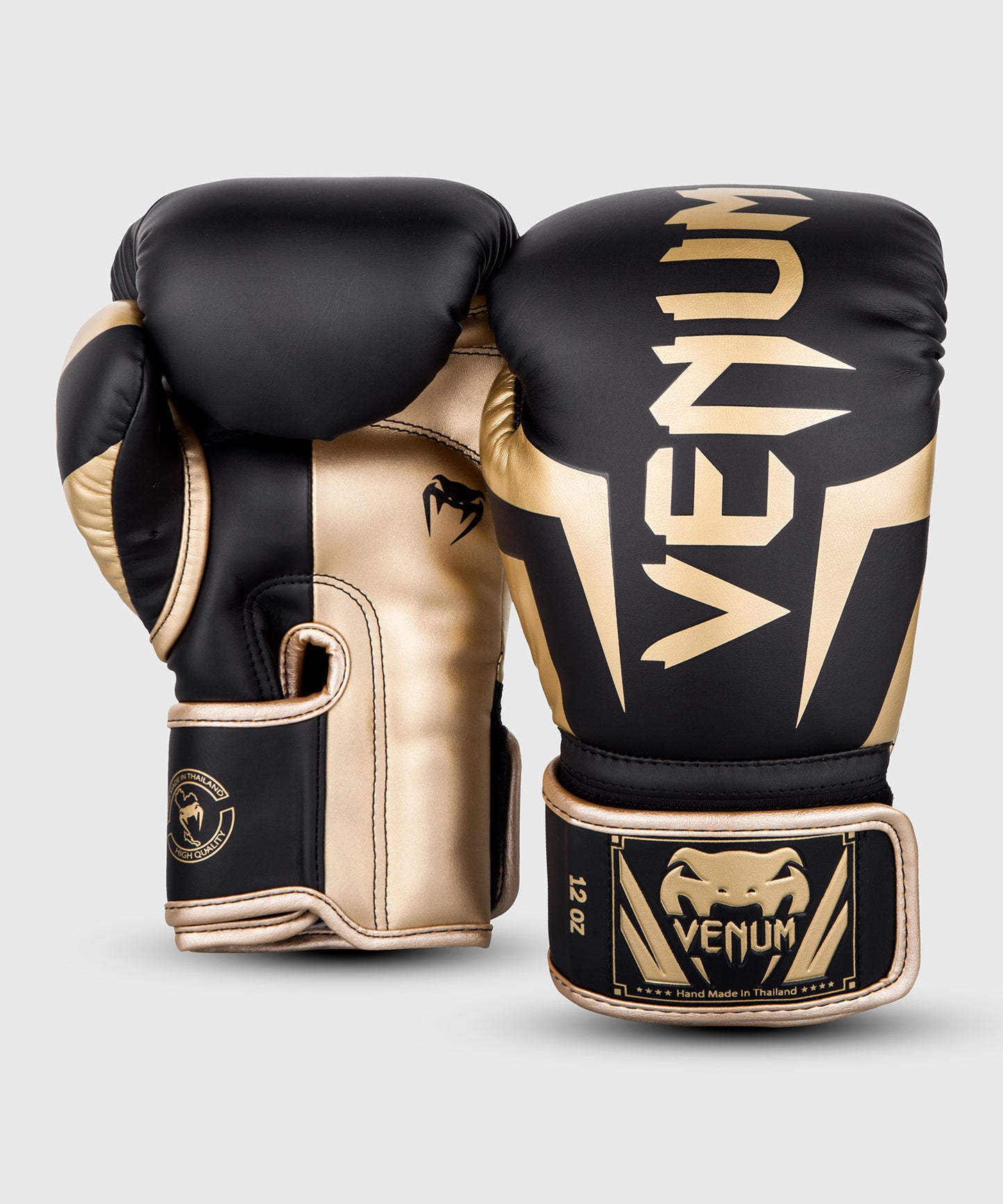 Guantes de Boxeo Venum Elite - Negro/Oro