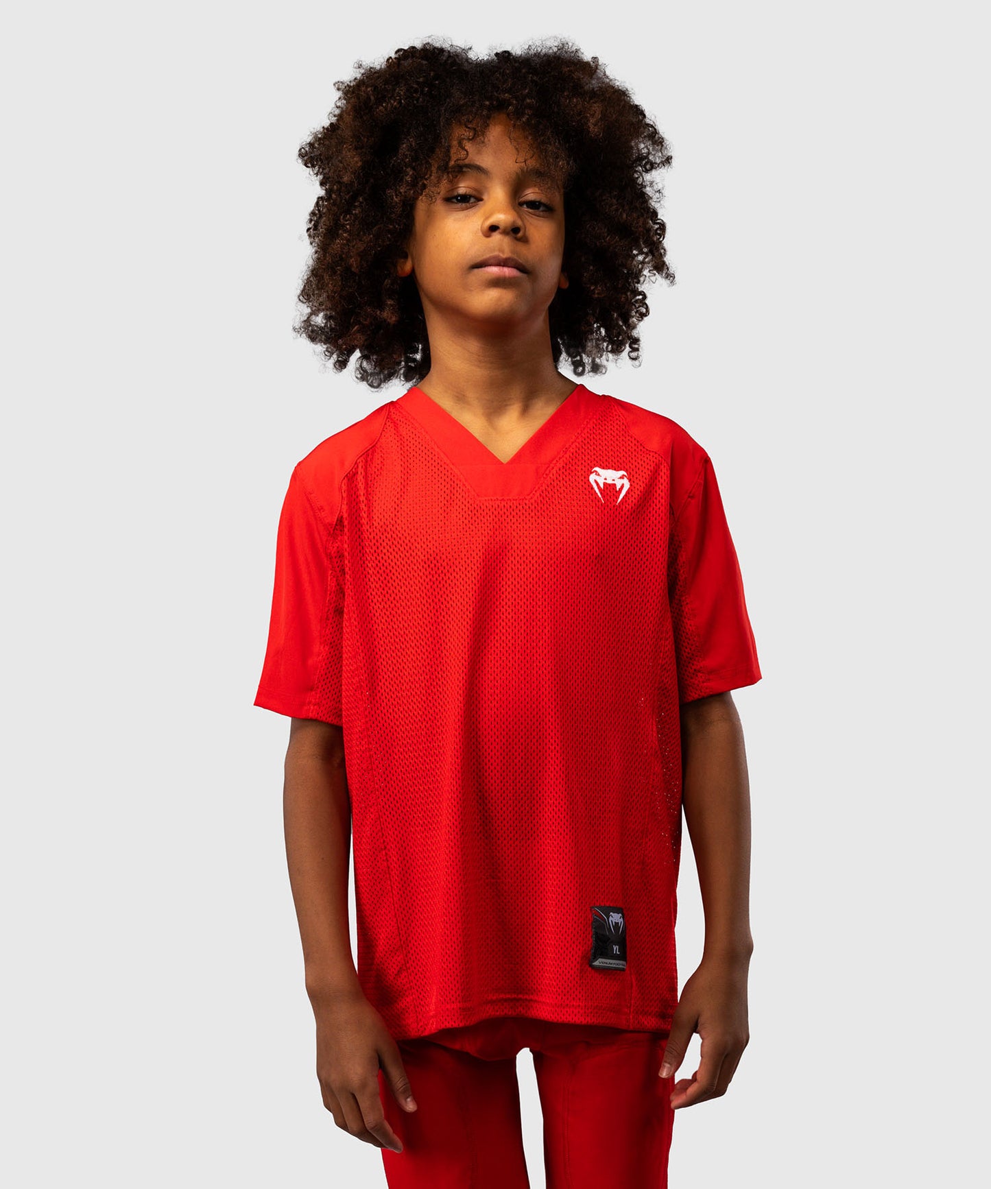 Venum Elite Kids Football Short Sleeve Jersey - Red