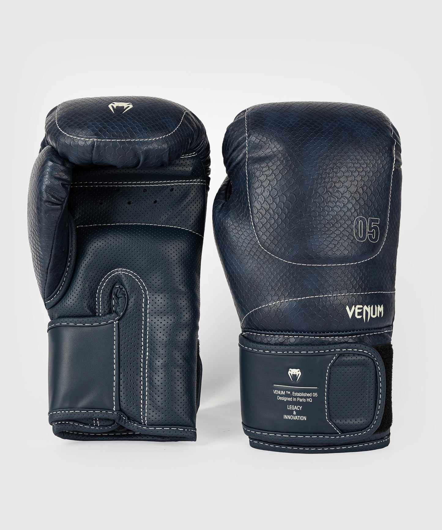 Venum Impact Evo Scales Boxhandschuhe – Mitternachtsblau