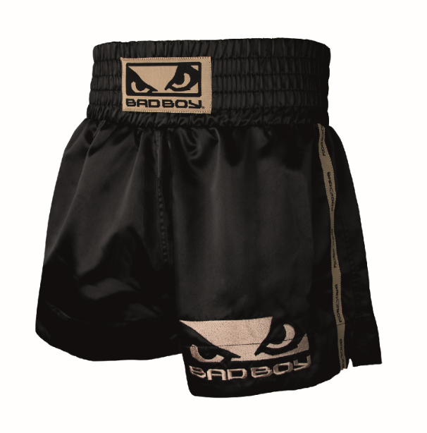 Bad Boy Muay Thai Shorts - Schwarz/Gold