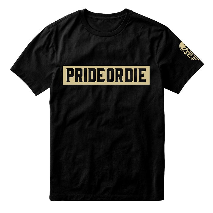 T-shirt Pride Or Die Wolfpack - Noir