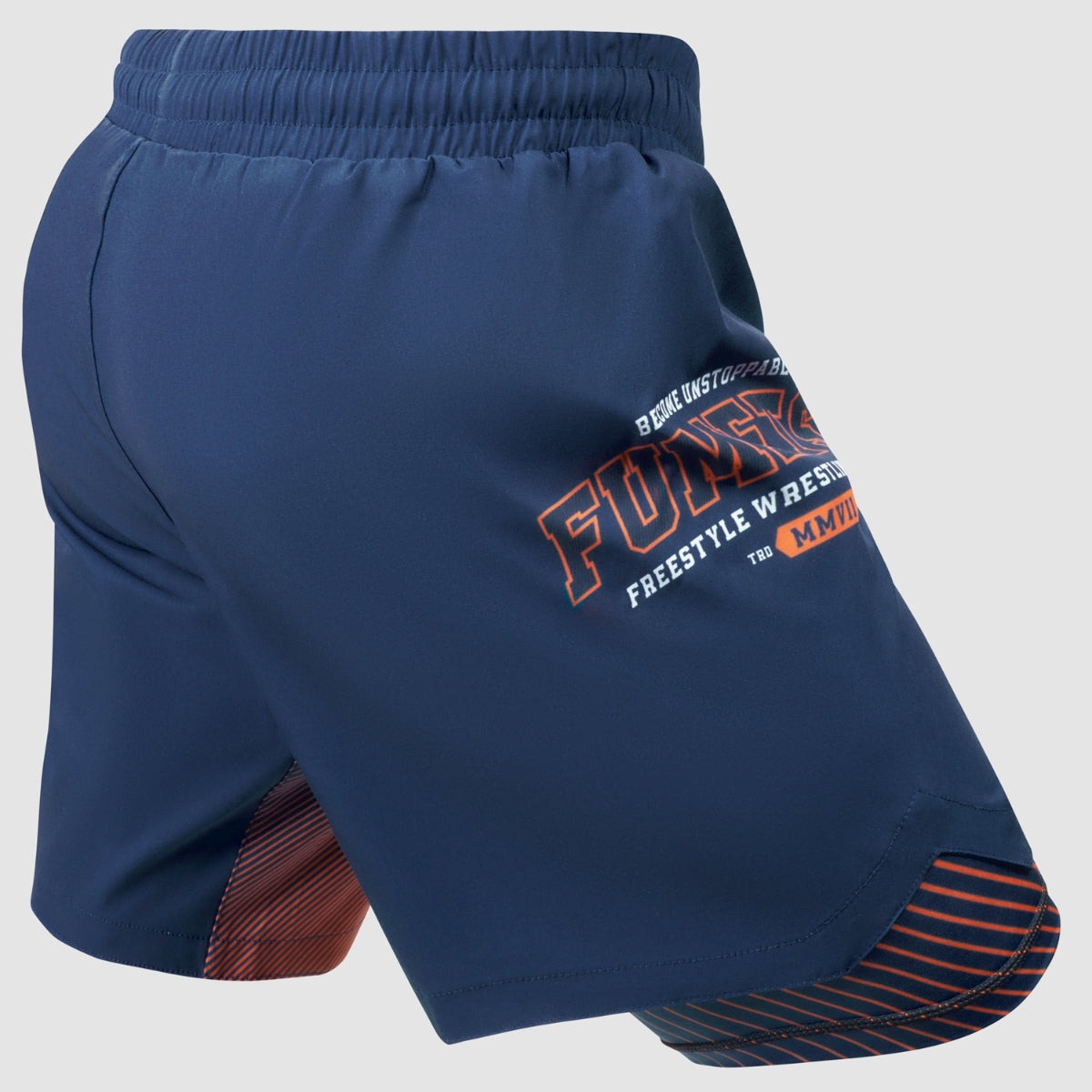 Fumetsu Dual Layer Varsity Fightshorts - Azul Marino
