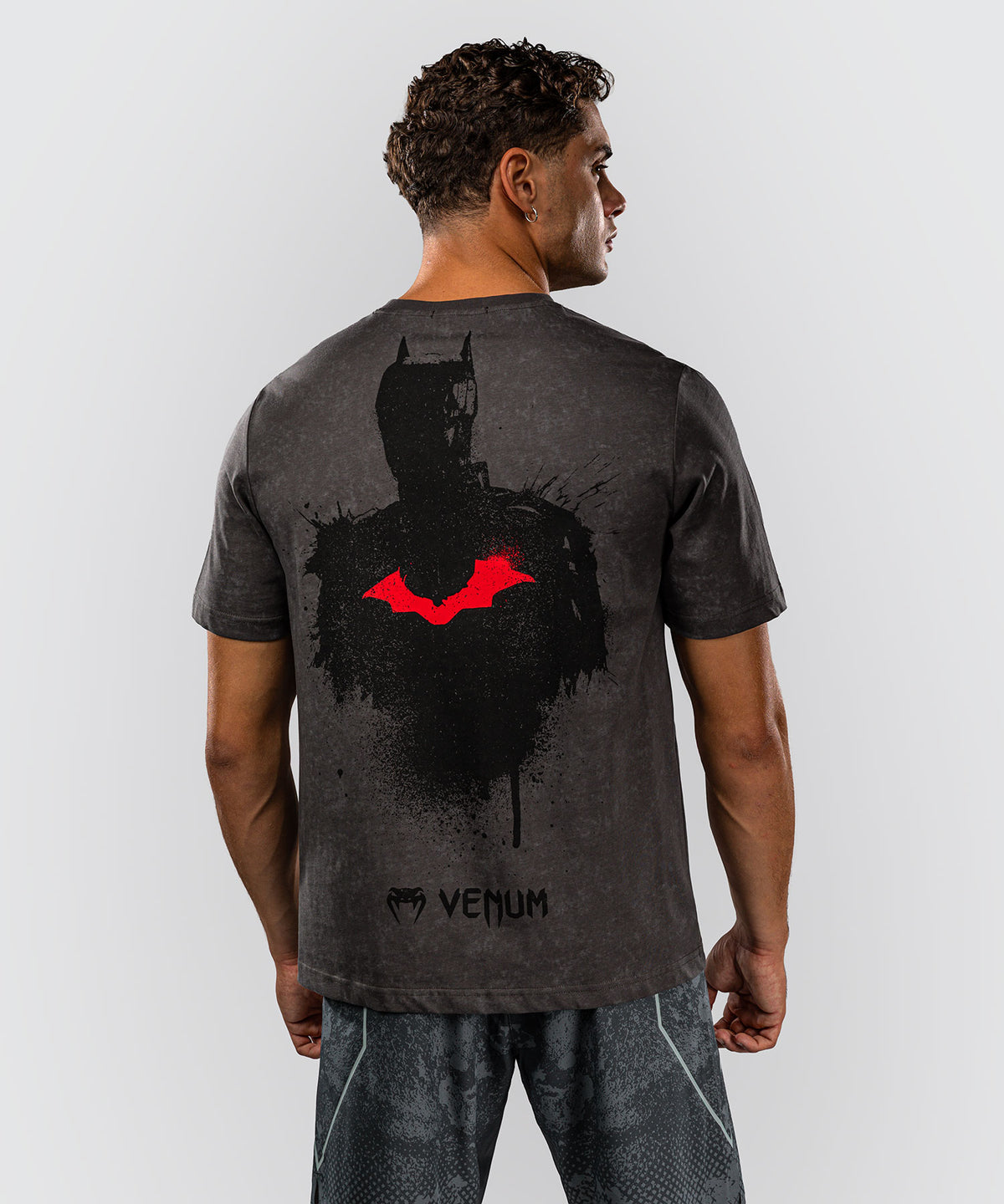 Venum x Batman Camiseta de algodón - Gris/Negro/Rojo