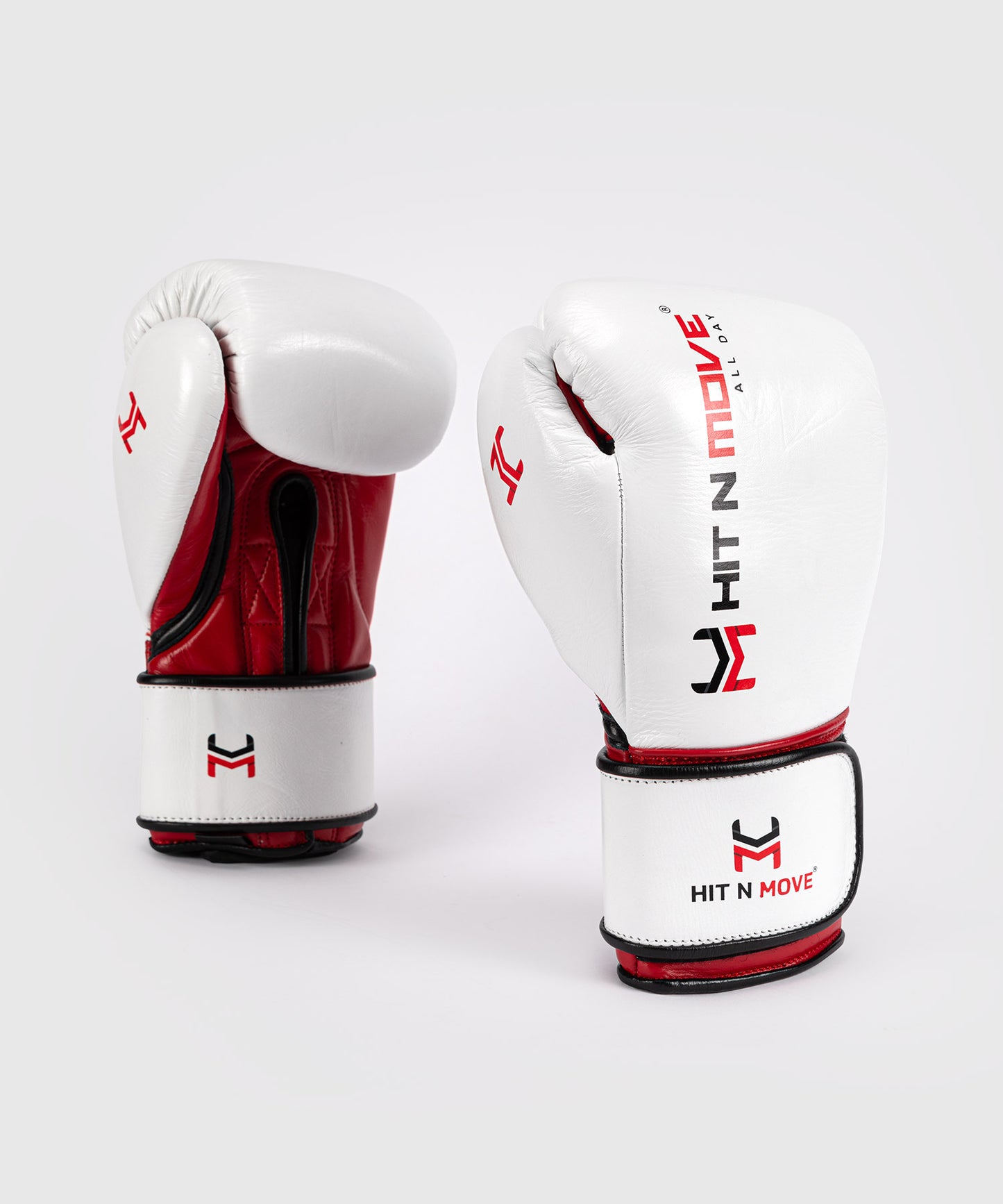 Gants de Boxe Hit N Move All Day® Pro Agility - Blanc/Rouge/Noir