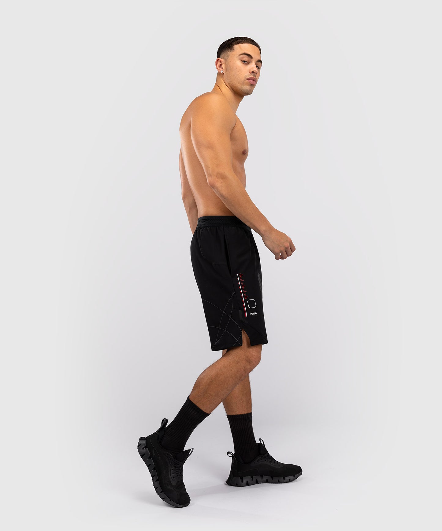 Short d'entraînement Venum Tactical XT- Noir/Rouge Feu