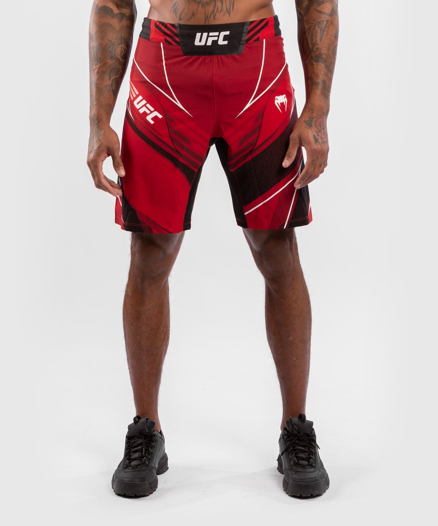 Men's UFC Fightshort Venum Authentic Fight Night - Long Cut - Red