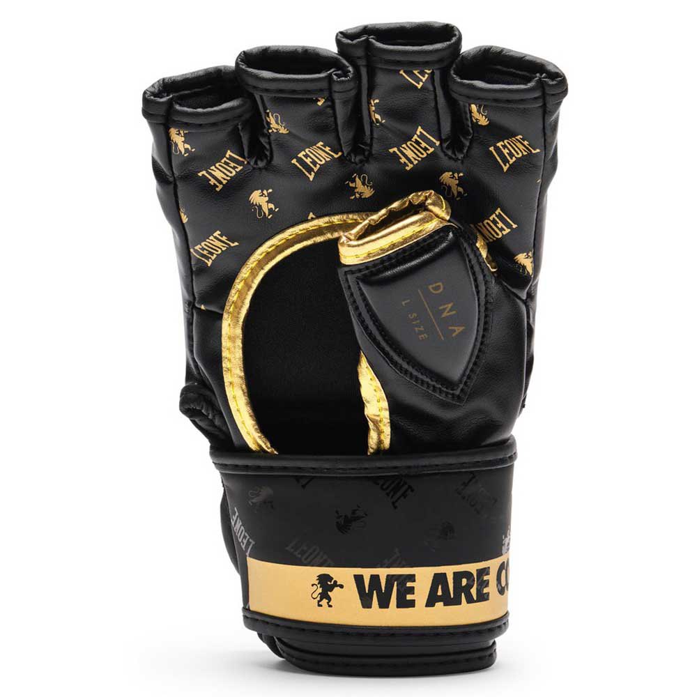 Leone DNA MMA-Handschuhe - Schwarz/Gold