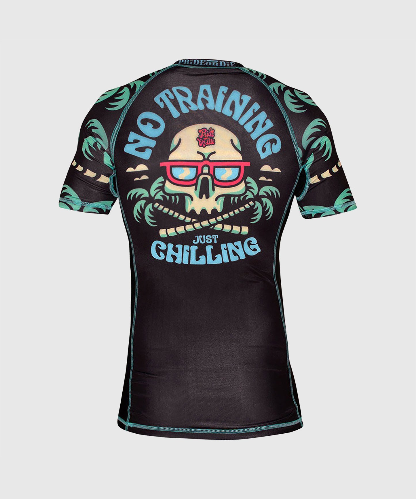 Rashguard Pride Or Die No Training - Noir