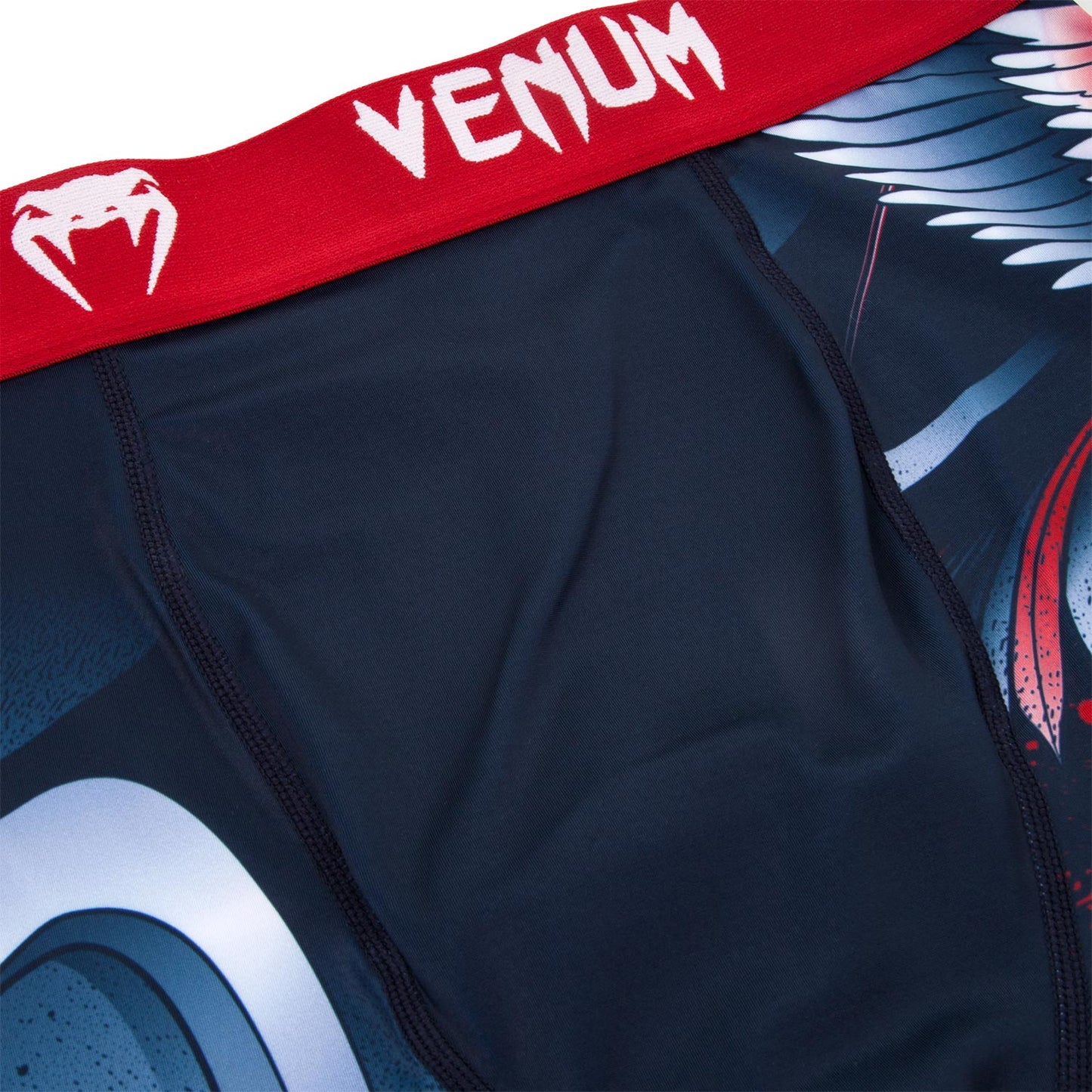 Venum Rooster Kompressionsshorts - Marineblau/Orange