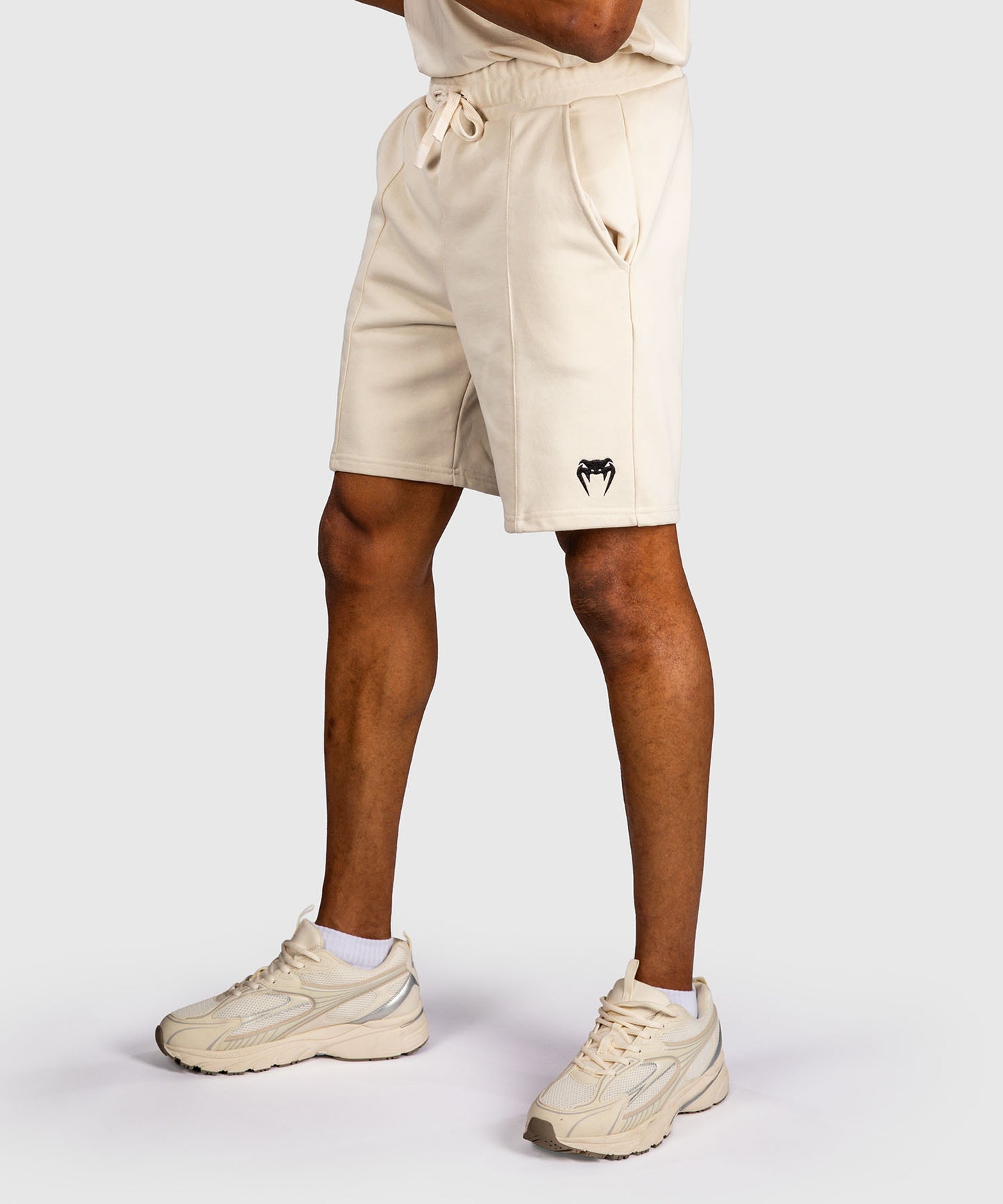 Short en Coton Venum Contender Fleece – Blanc Cassé