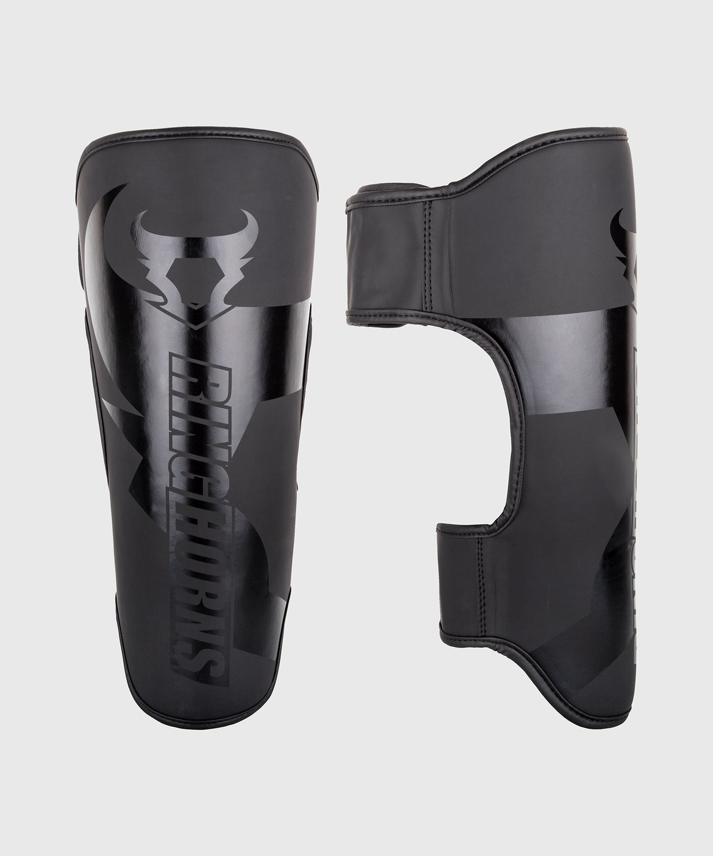 Ringhorns Charger by Venum Schienbeinschoner – Schwarz/Schwarz