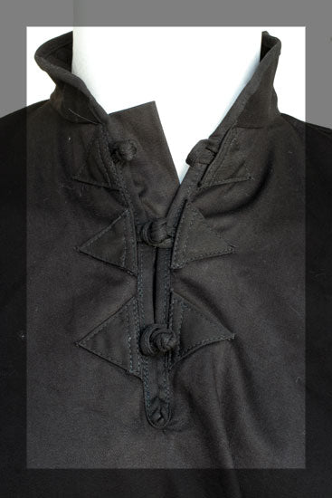 Fujimae Kung-Fu Jacke mit rotem Gürtel - Schwarz