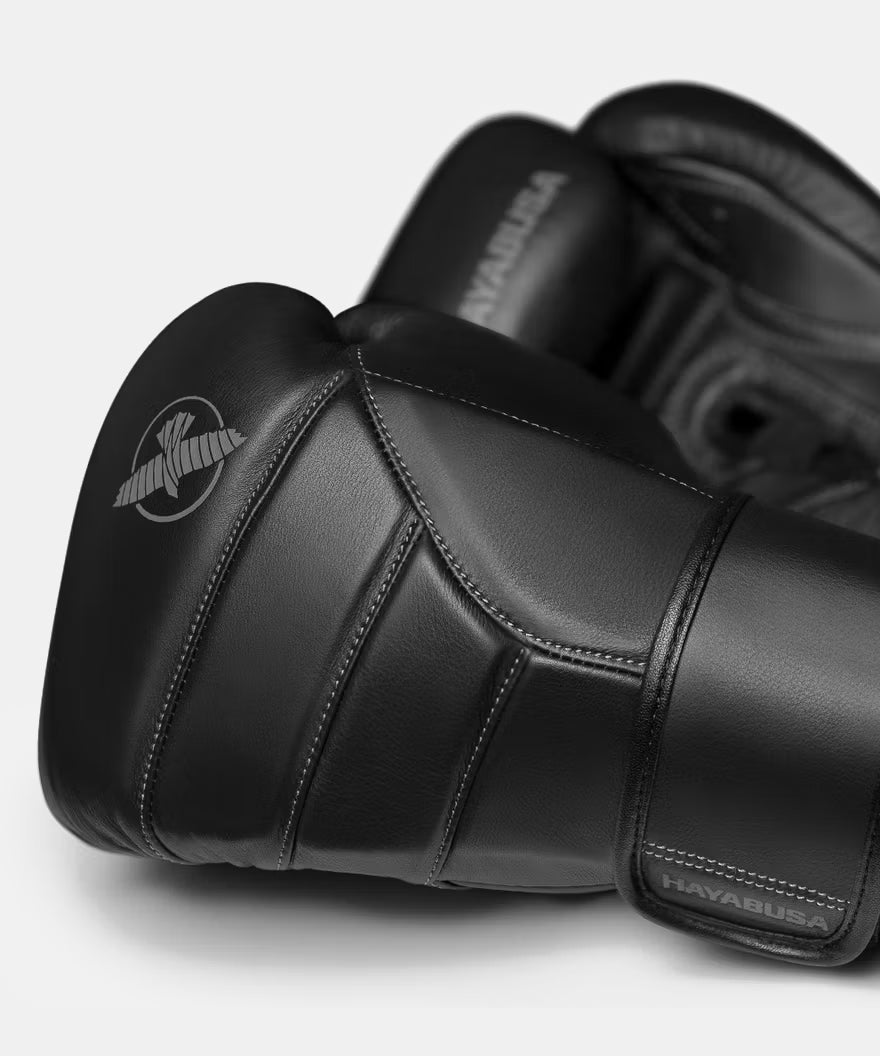 Hayabusa T3 Kanpeki Boxing Gloves - Black/Black