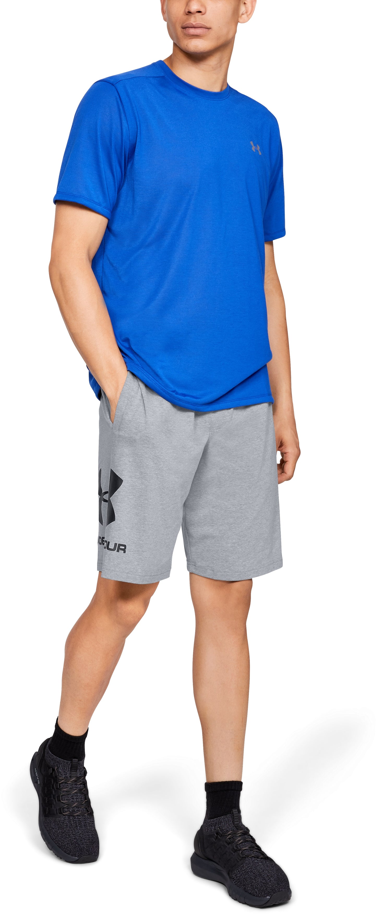 Under Armour Sportstyle Graphic Fightshorts – Grau