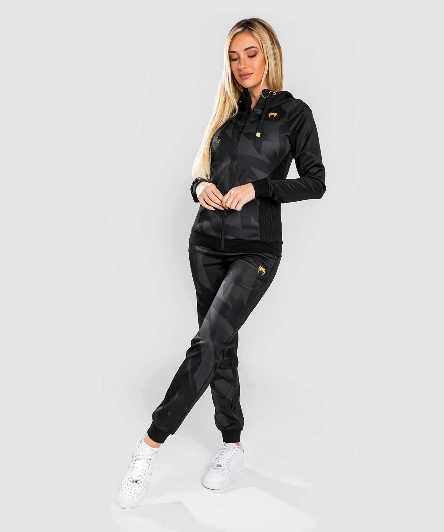 Sweatshirt à Capuche Venum Razor - Pour Femmes - Noir/Or