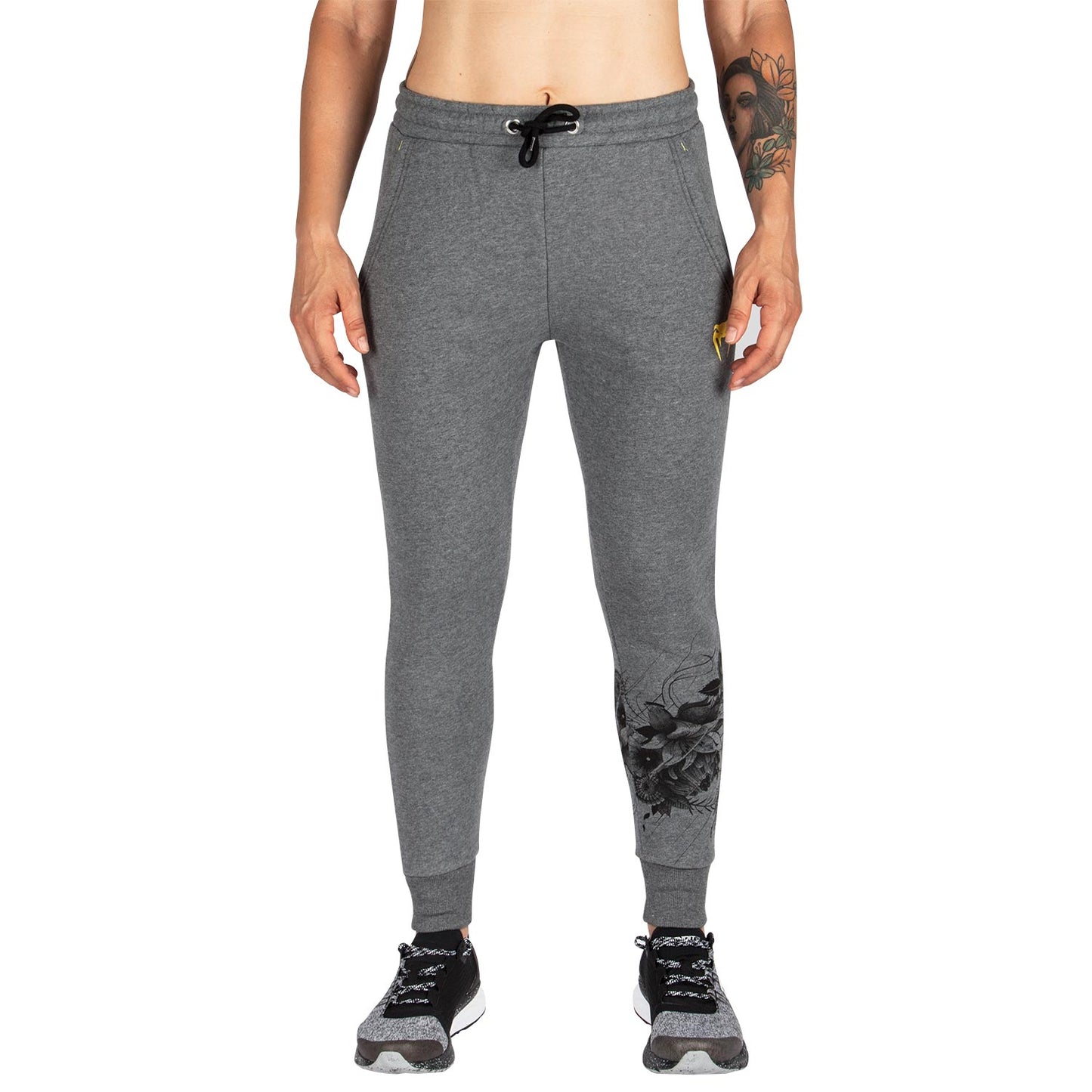 Venum Floral Joggers - Heather Grey - For Women