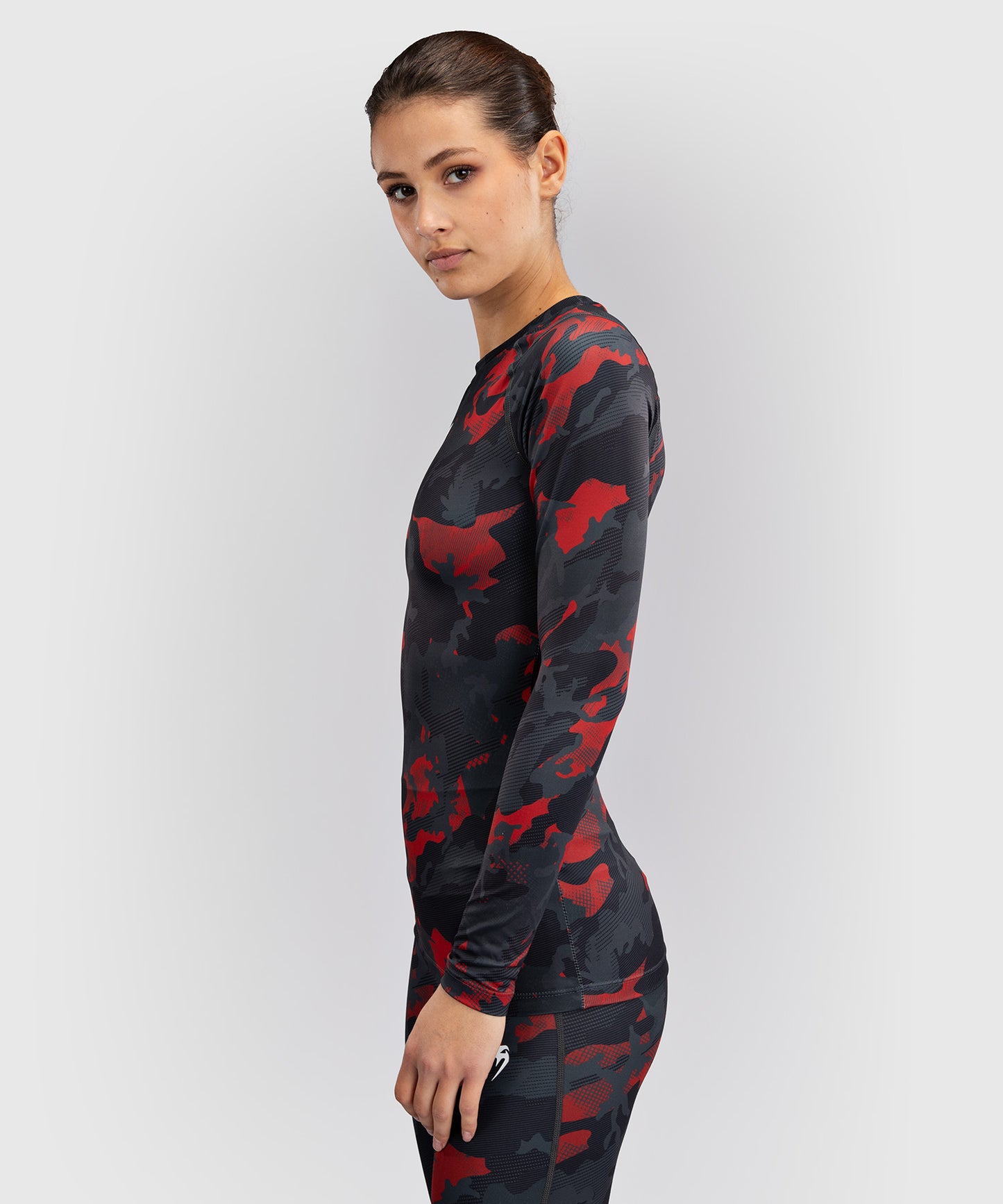 Venum x Sophia Rose Urban Red Camo Damen Langarm Rashguard