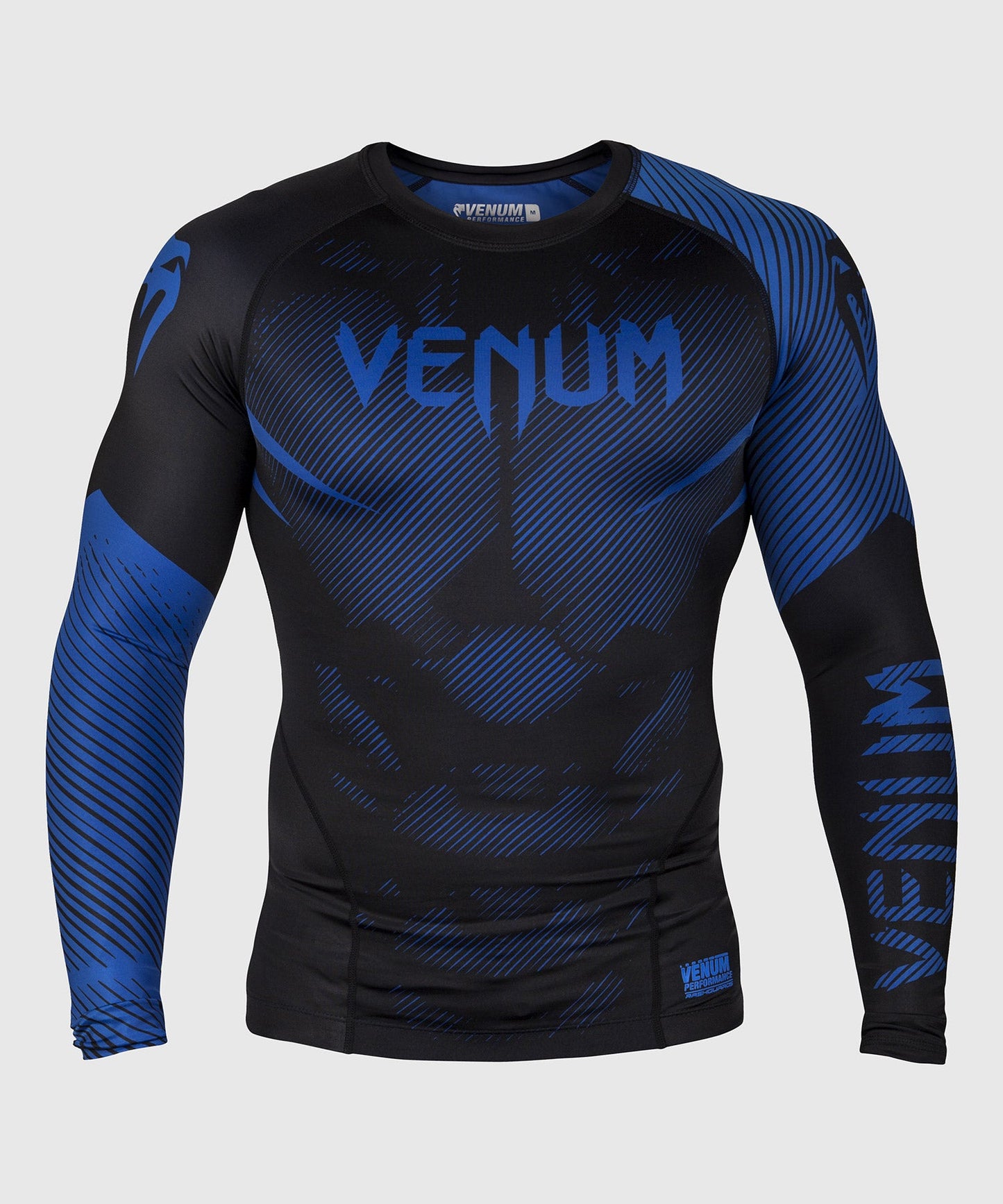 Rashguard Venum NoGi 2.0 - IBJJF Approved Long Sleeve - Black/Blue