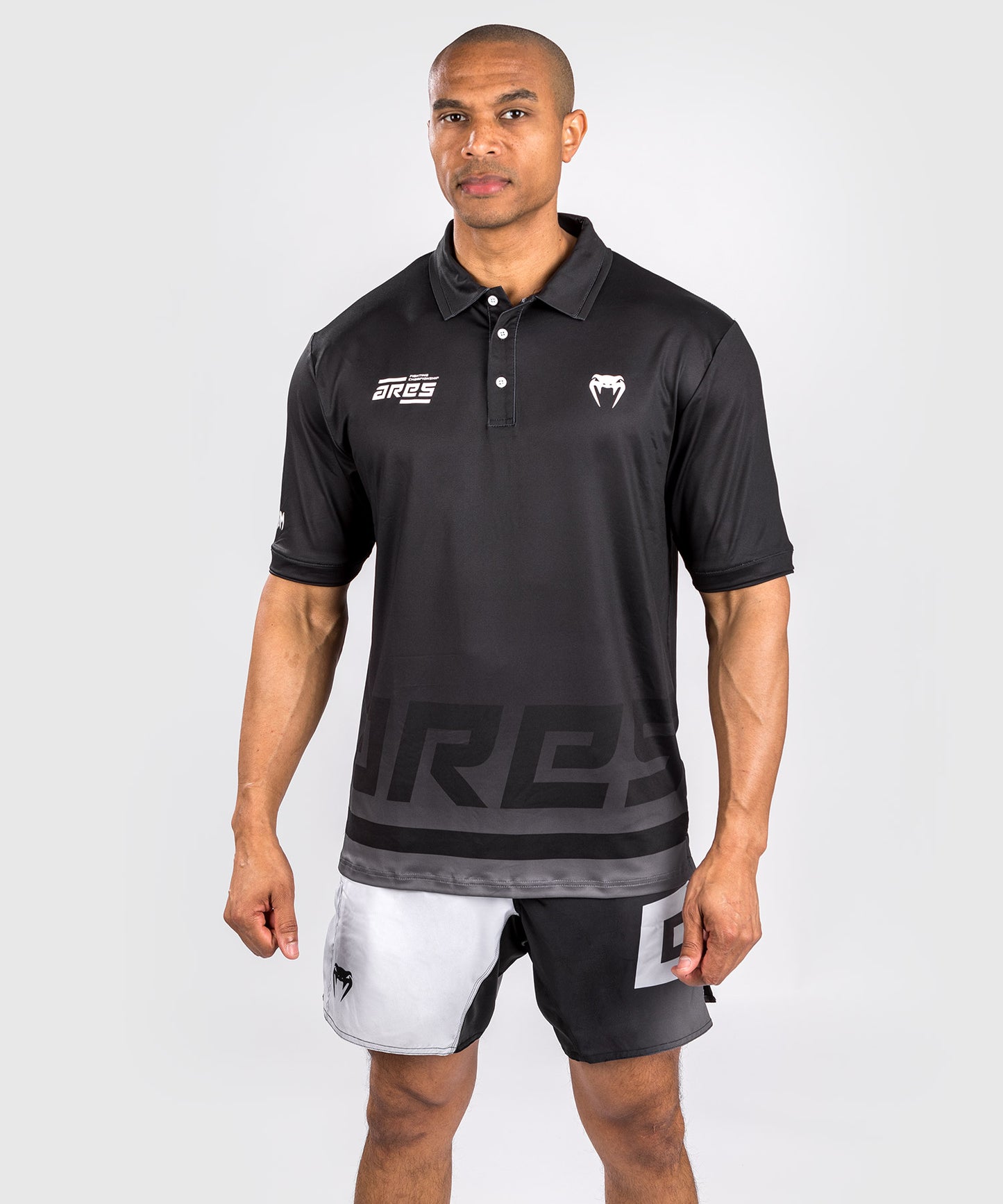 Venum x Ares Dry Tech Polo Shirt - Schwarz