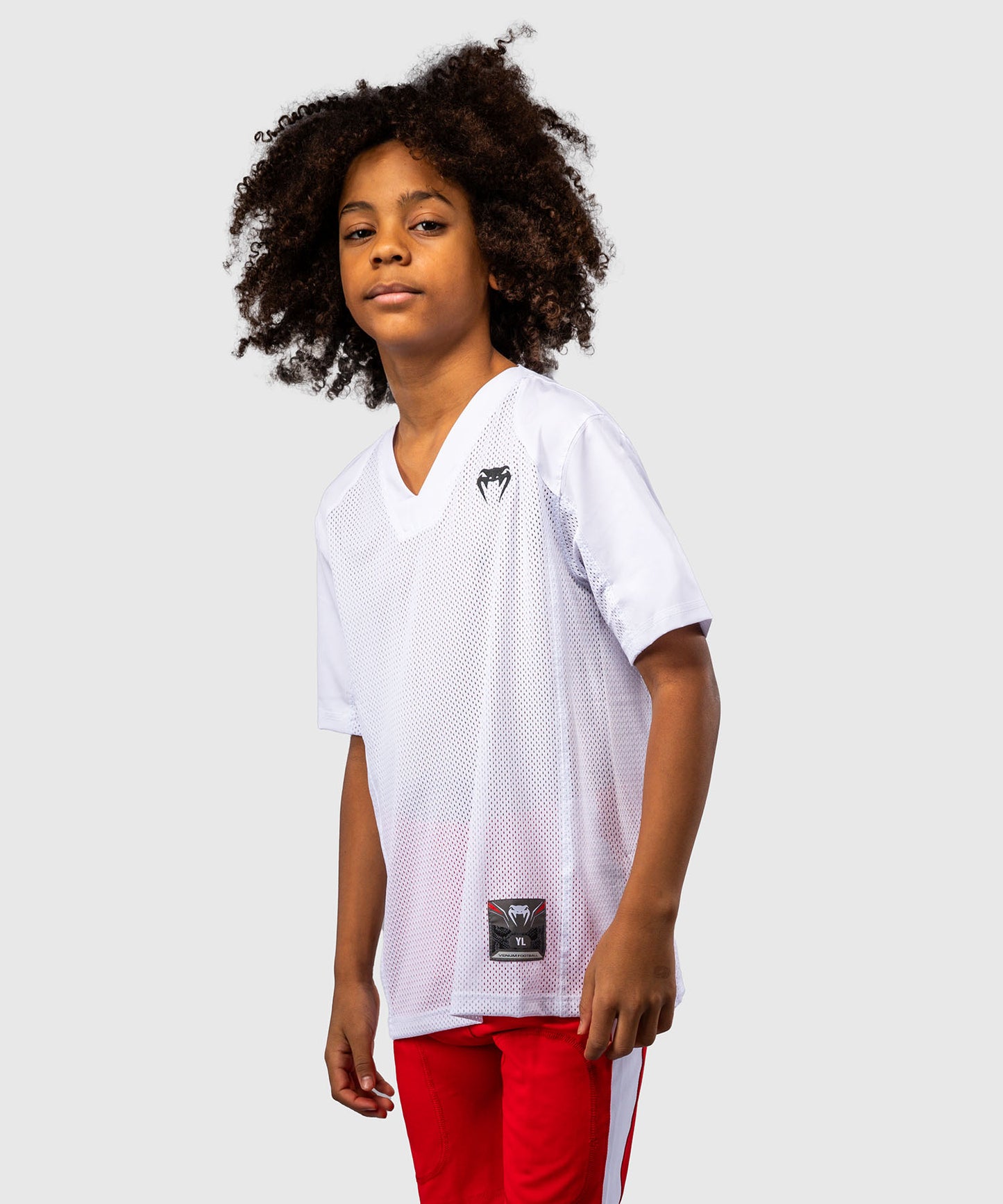 Venum Elite Football Camiseta de Fútbol Manga Corta Para Niños - Blanco