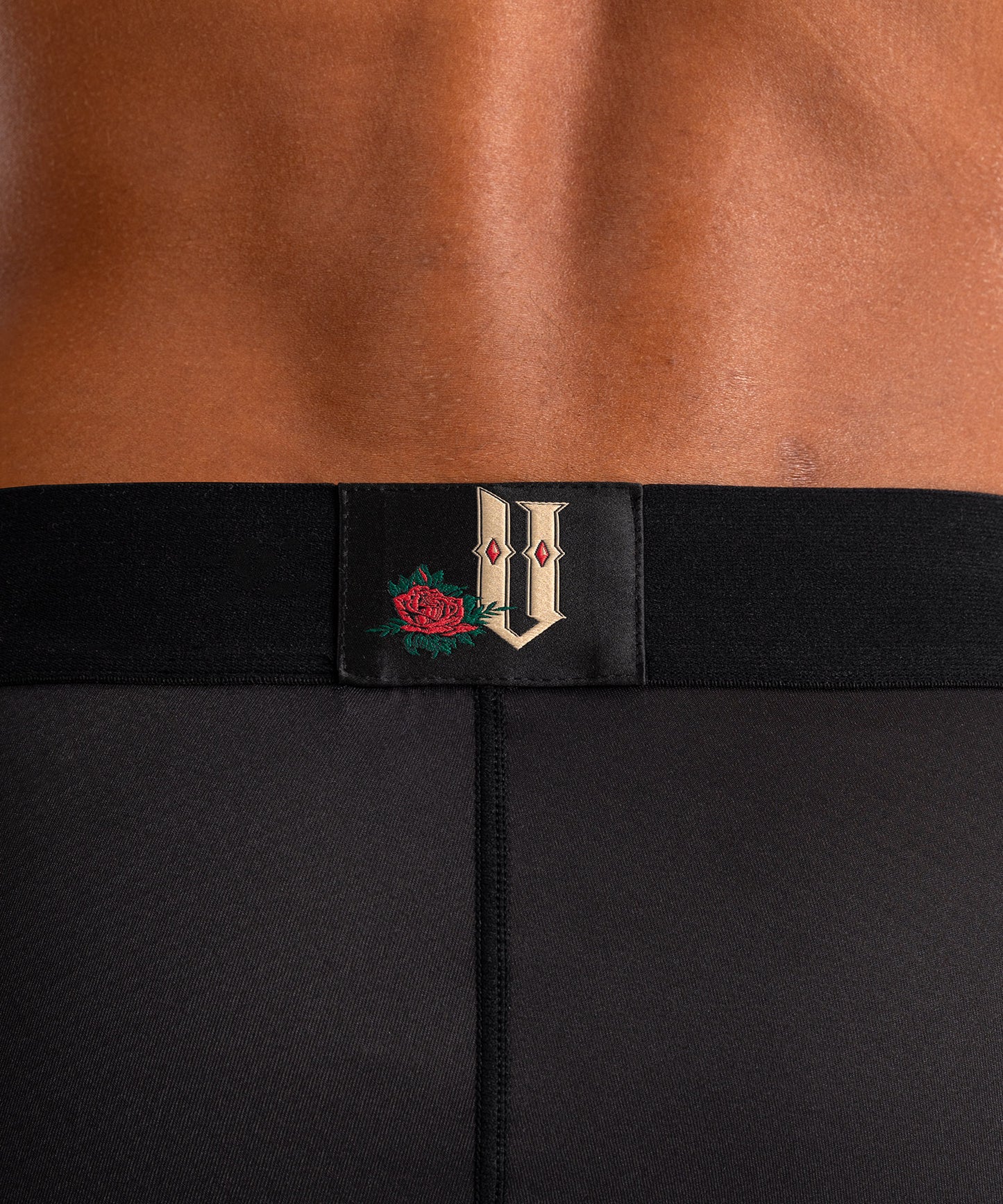 Pantalon de Compression pour Hommes Venum Santa Muerte 5.0 - Noir Profond/Or