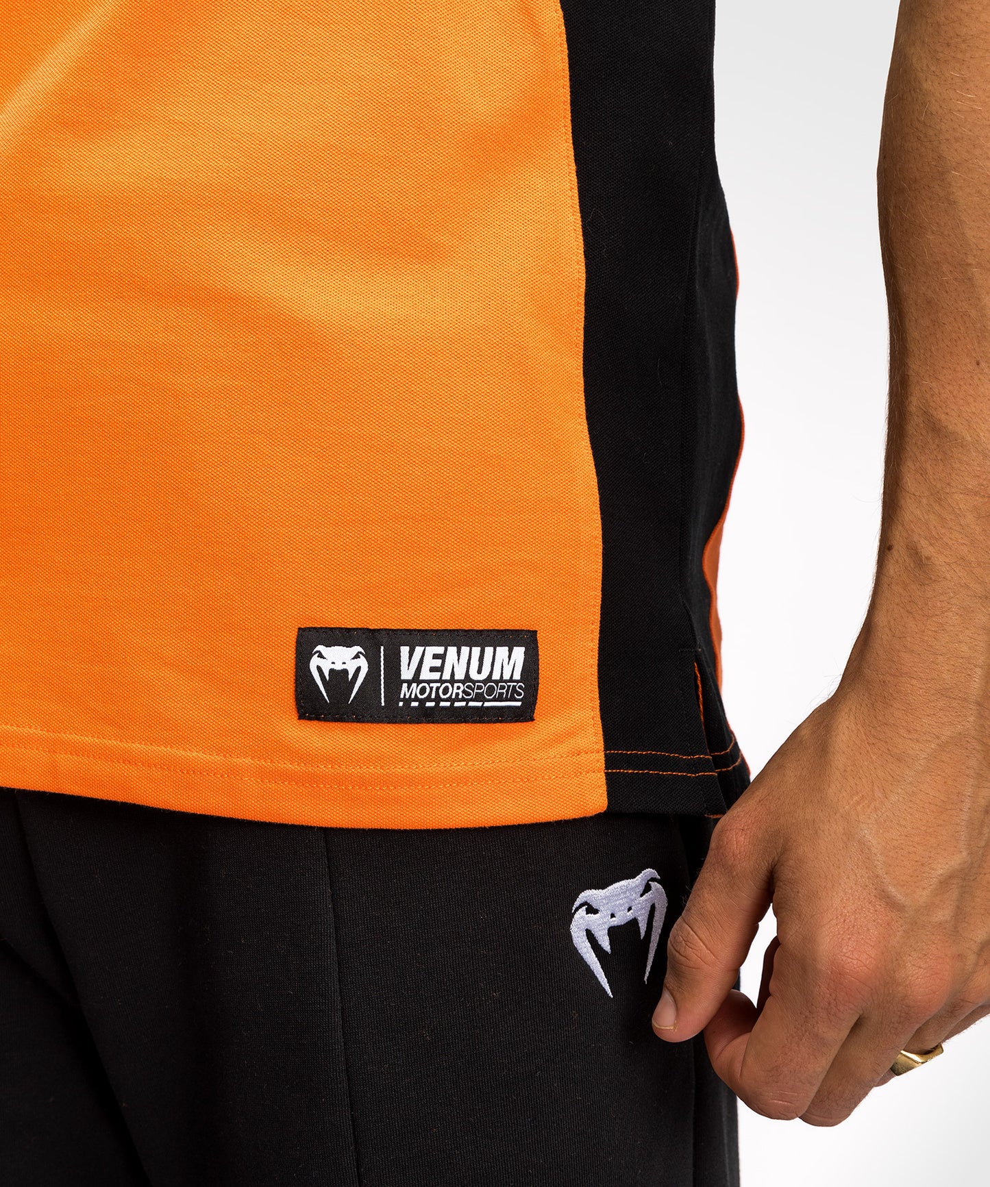 Polo en Coton Venum Motorsport - Mandarine