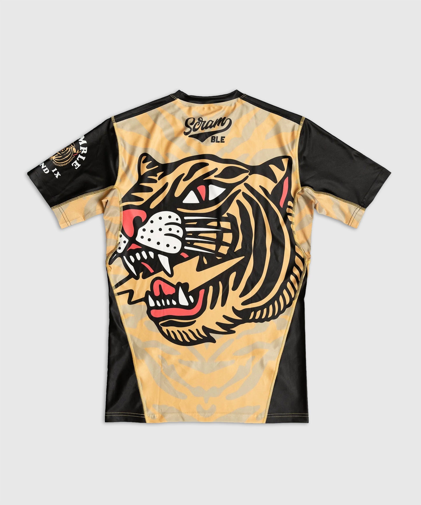 Scramble Tigre Rashguard - Negro