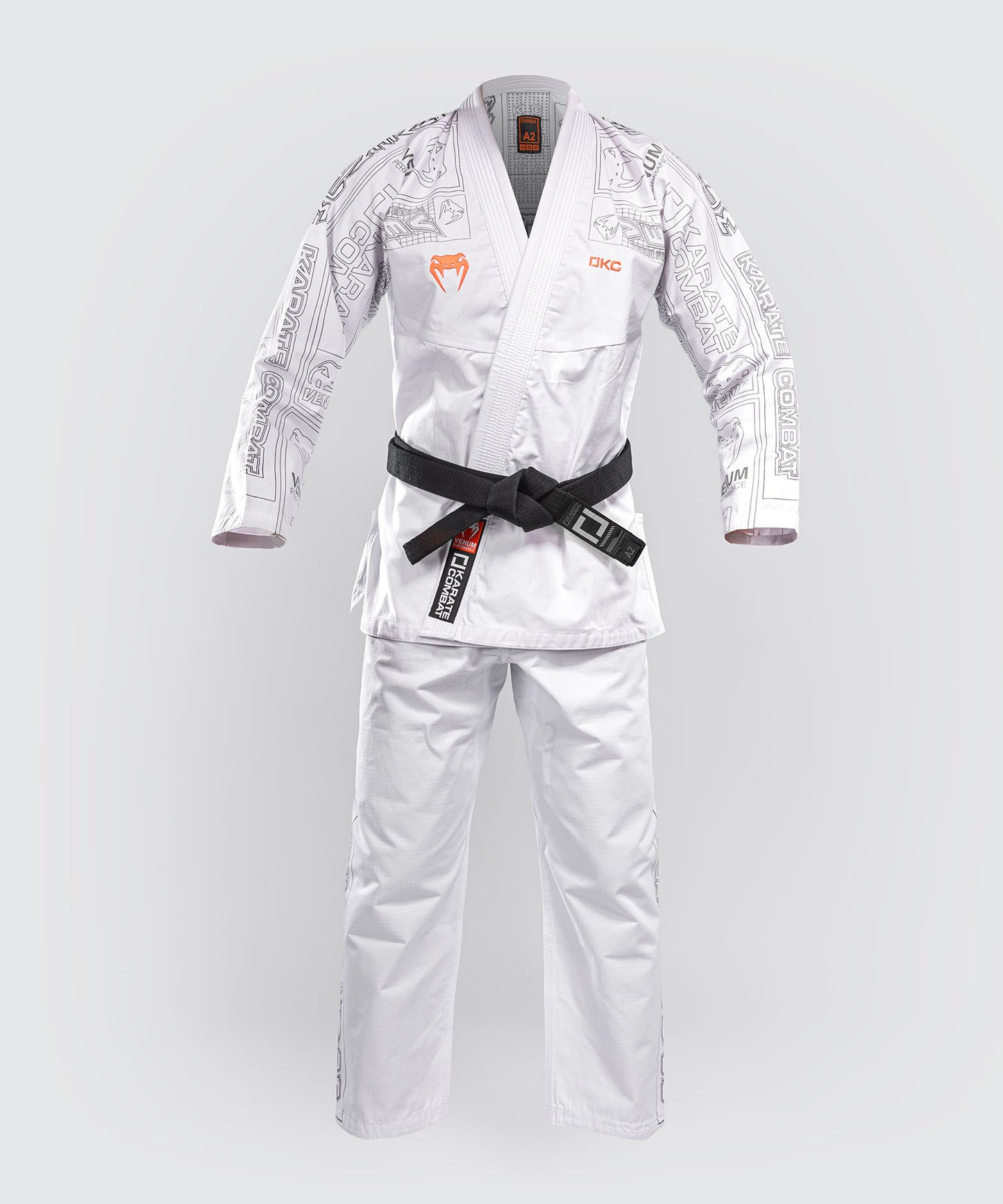 Karate Combat by Venum BJJ Gi - White/Grey