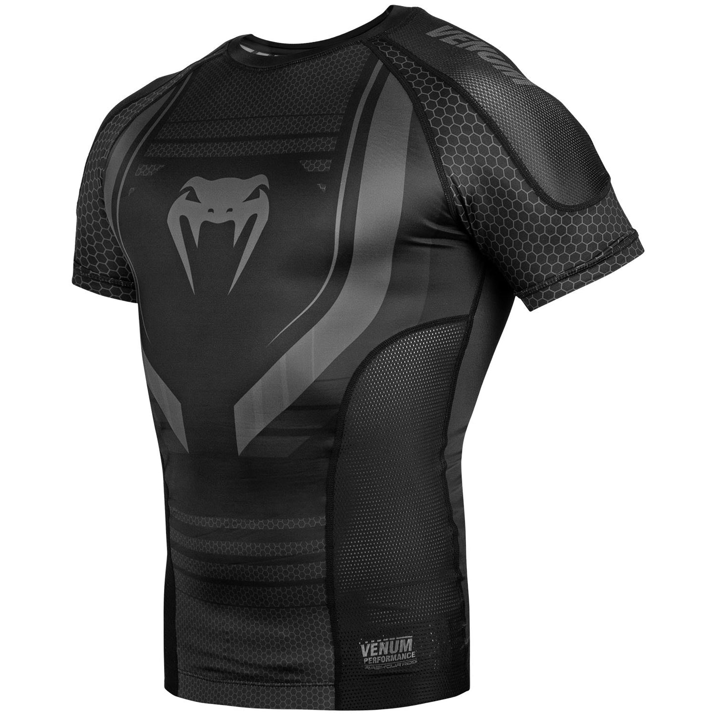 Venum Technical 2.0 Rashguard - Kurzarm - Schwarz/Schwarz