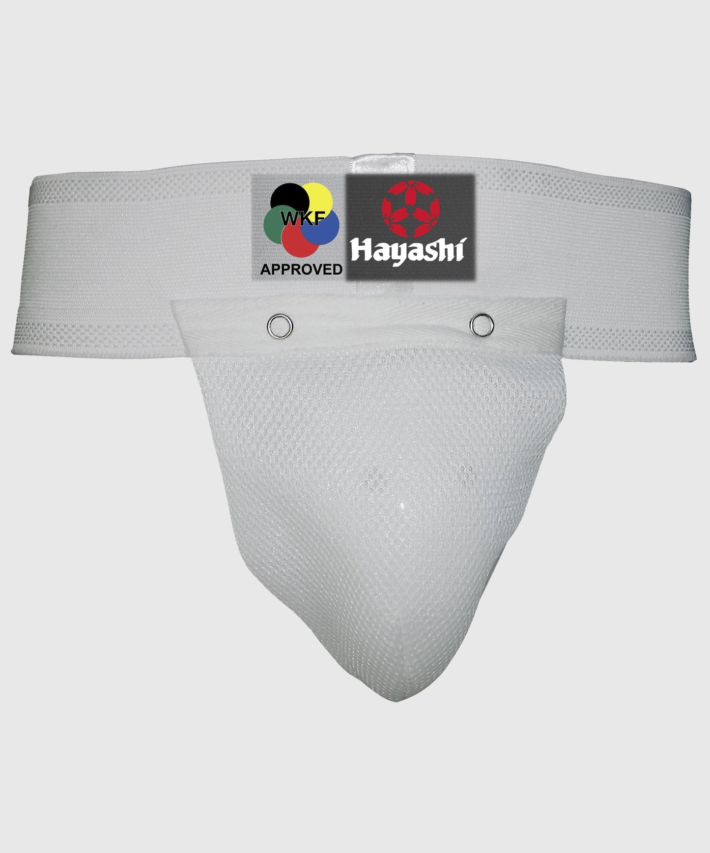 Hayashi Approuvée WKF Tiefschutz – Weiß