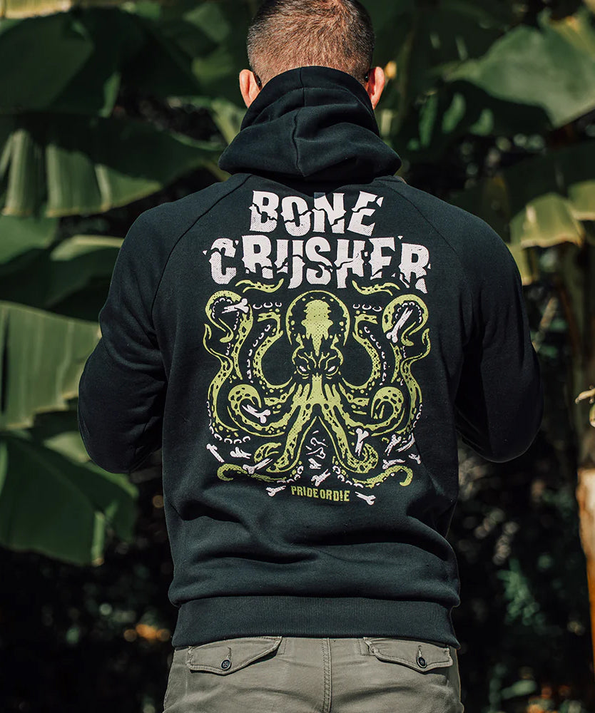 Pride Or Die Bone Crusher V2 Felpa con Cappuccio - Nero