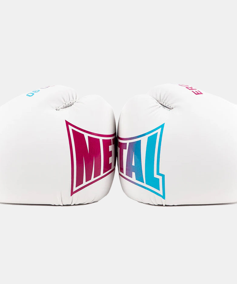 Gants de Boxe Metal Boxe Ergo 90 Vice - Blanc