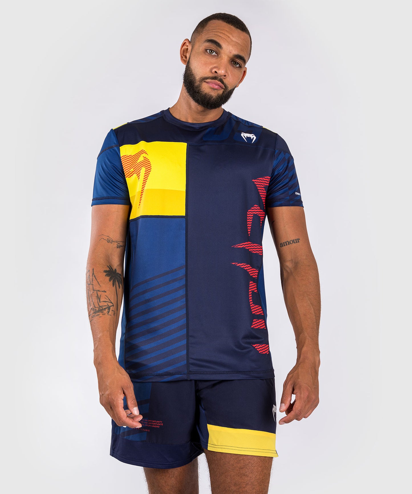 Venum Sport 05 Dry Tech Camiseta - Azul/Amarillo