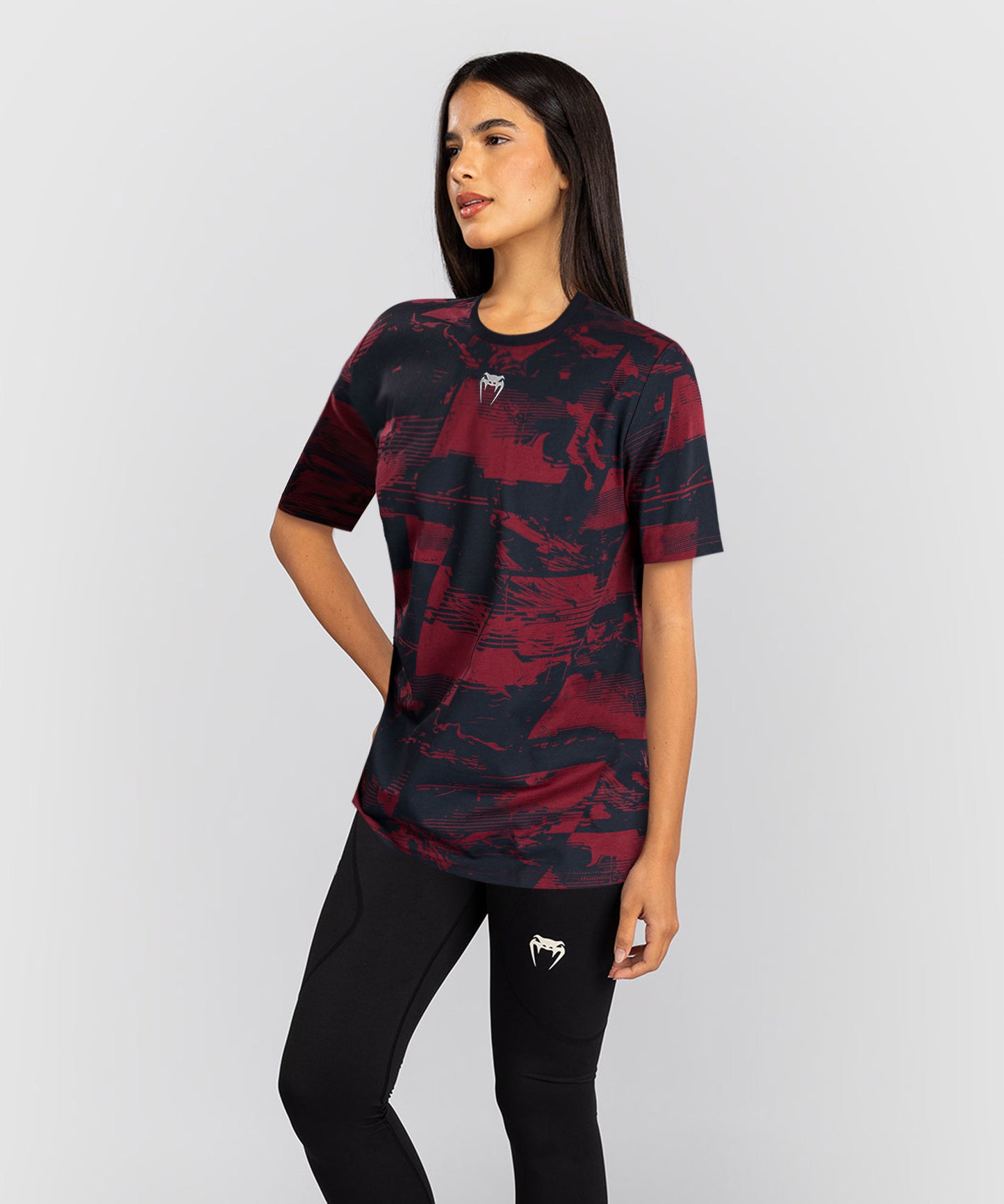 Women's UFC Zenith by Venum Burgundy Authentic Fight Week Short Sleeve T-Shirt