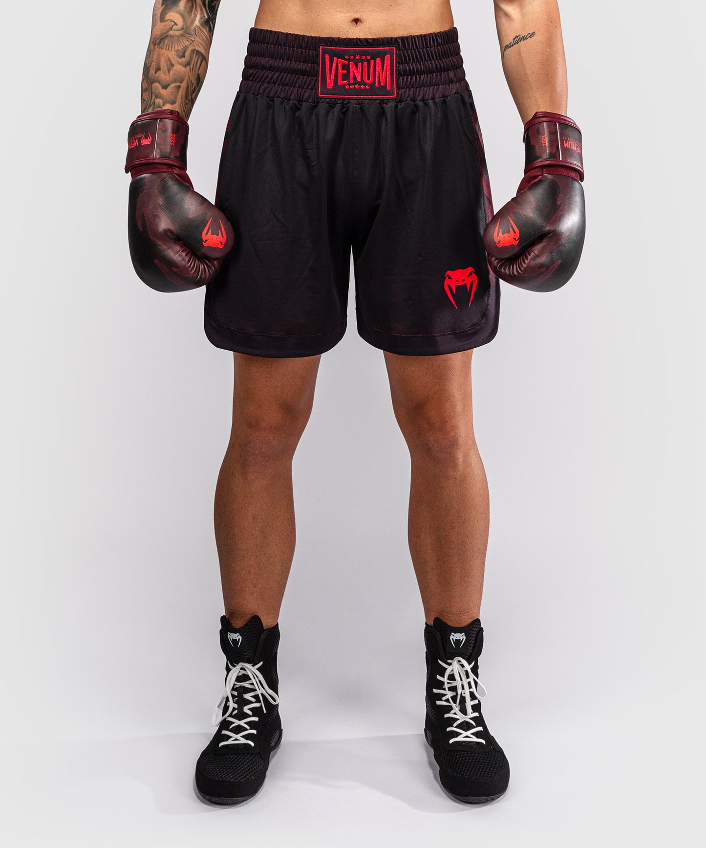 Venum Spectre Pantaloncini da Boxe – Nero/Rosso