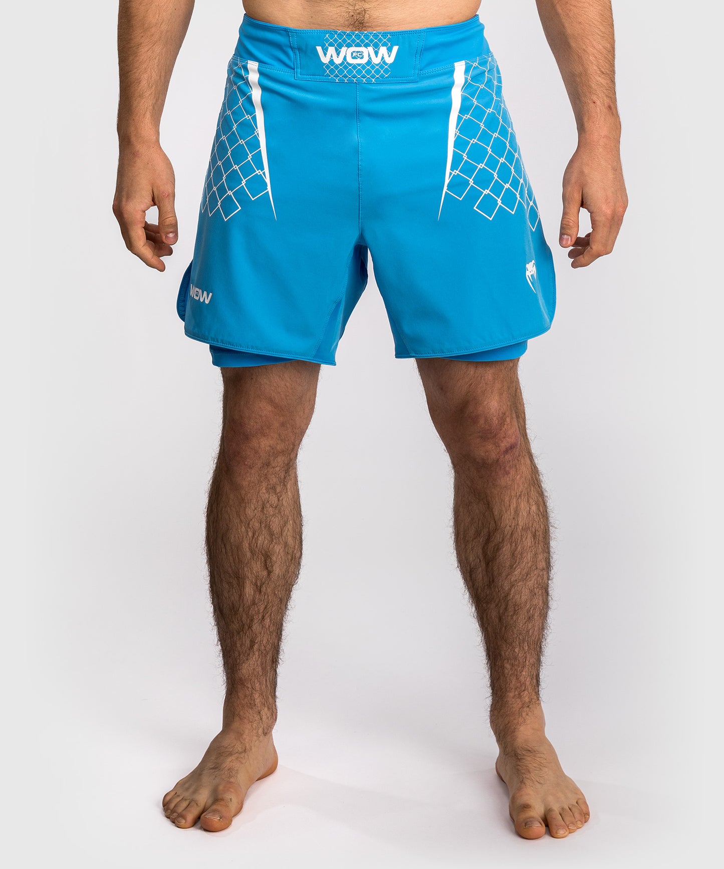 Short de Combat pour Hommes Venum x WOW FC - Bleu