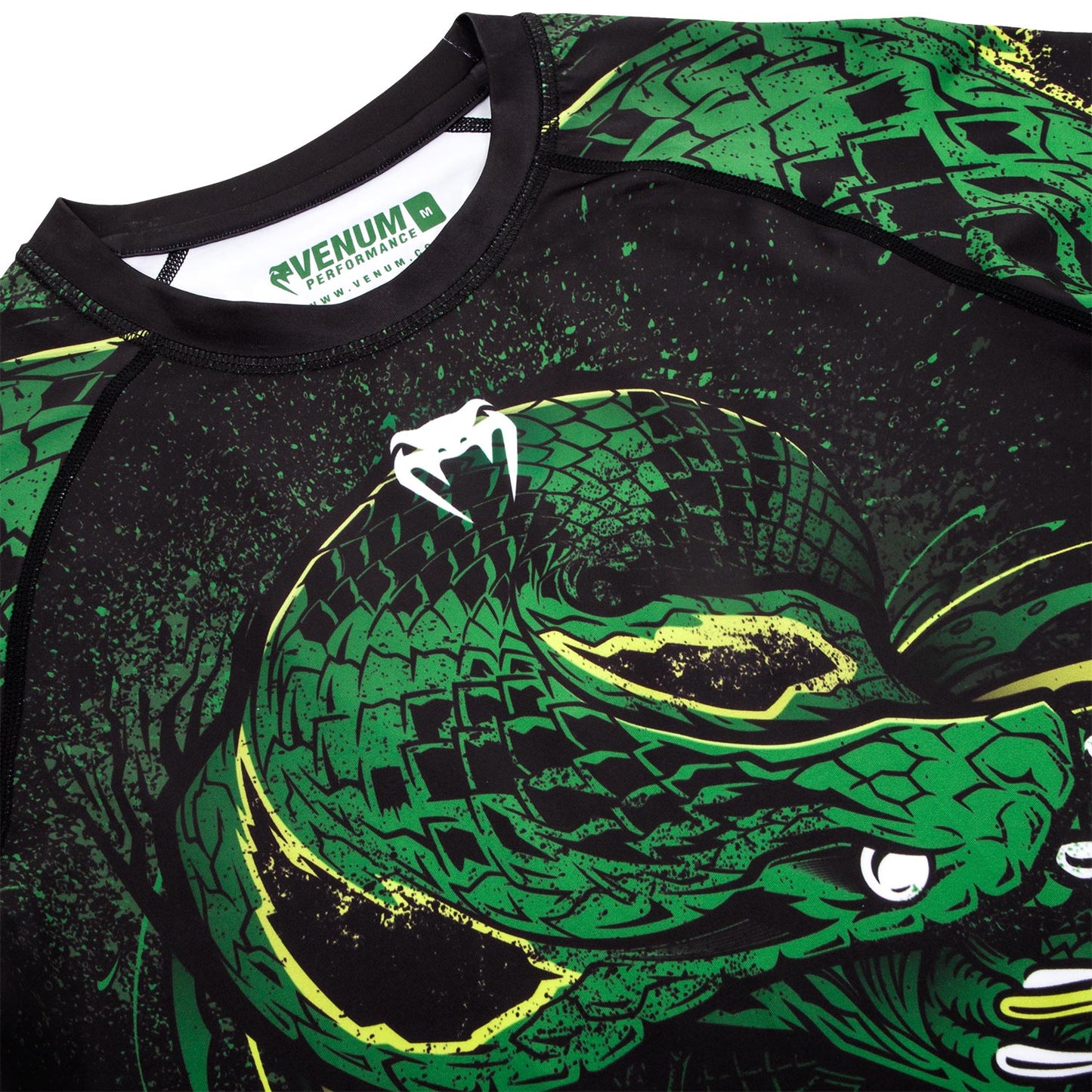 Rashguard Venum Green Viper - Short Sleeve - Black/Green