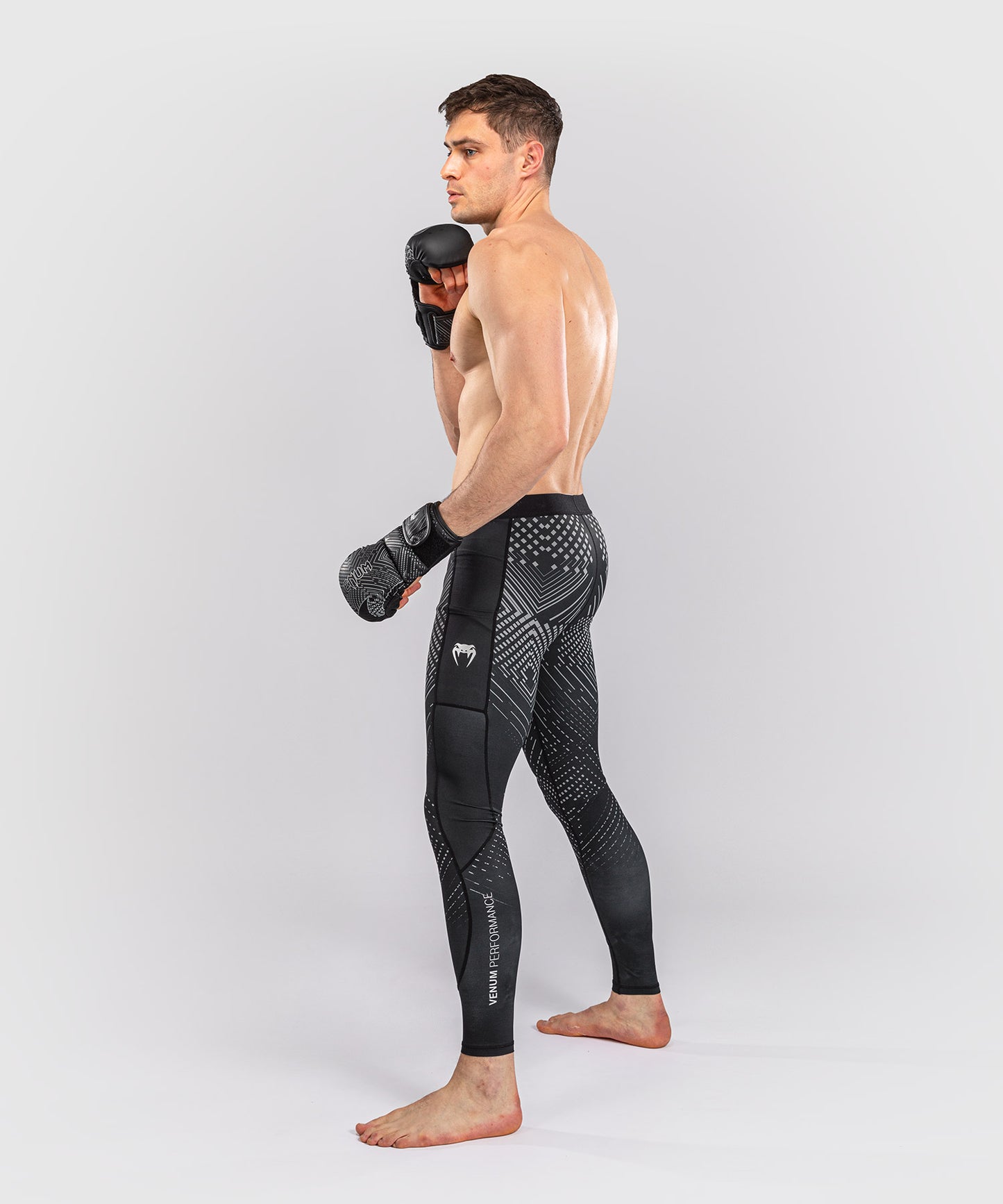 Venum Midnight Fury Spats – Mitternachtsblau/Grau/Silber