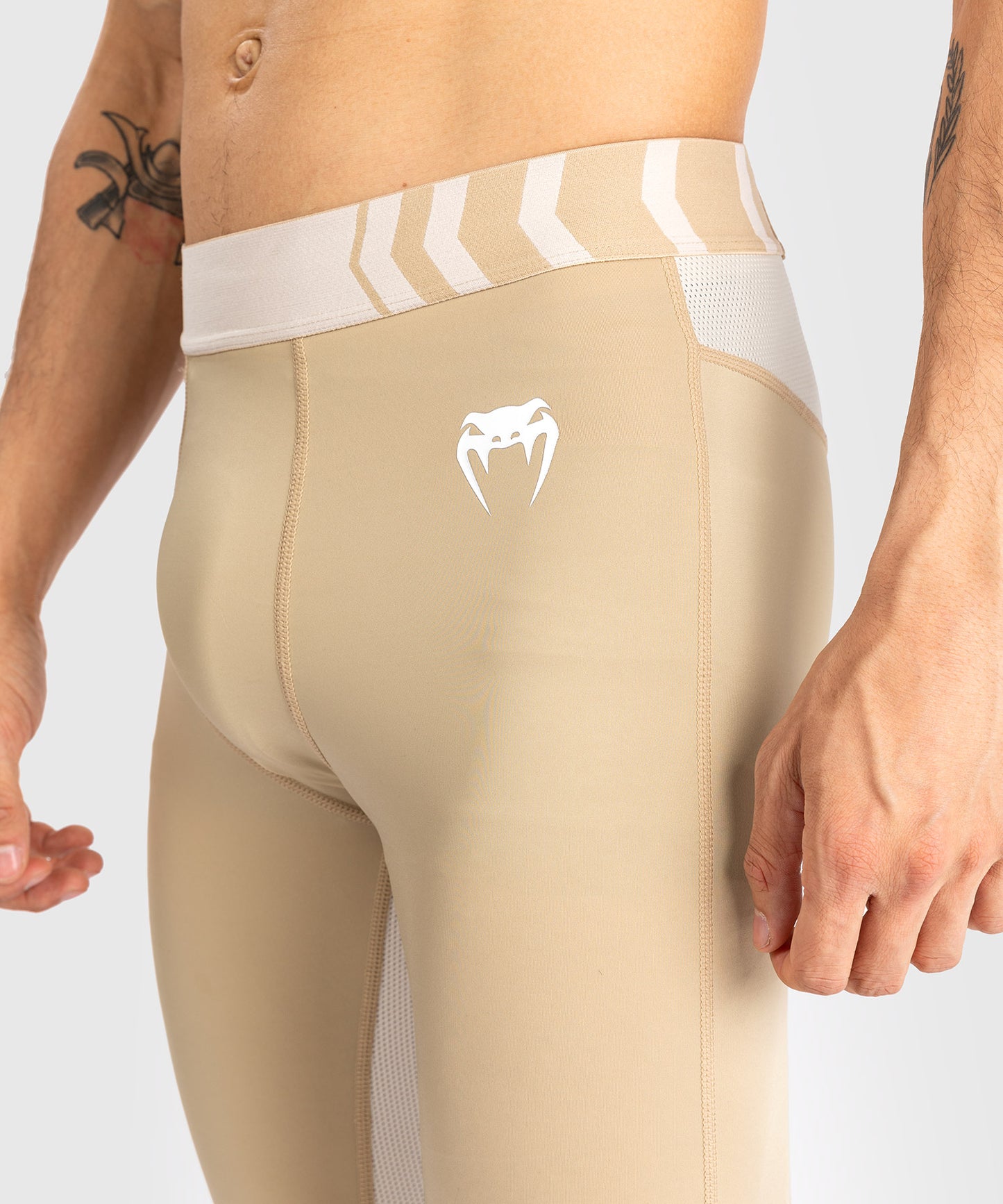 Venum Tempest Pantaloni a compressione - Beige/Sabbia