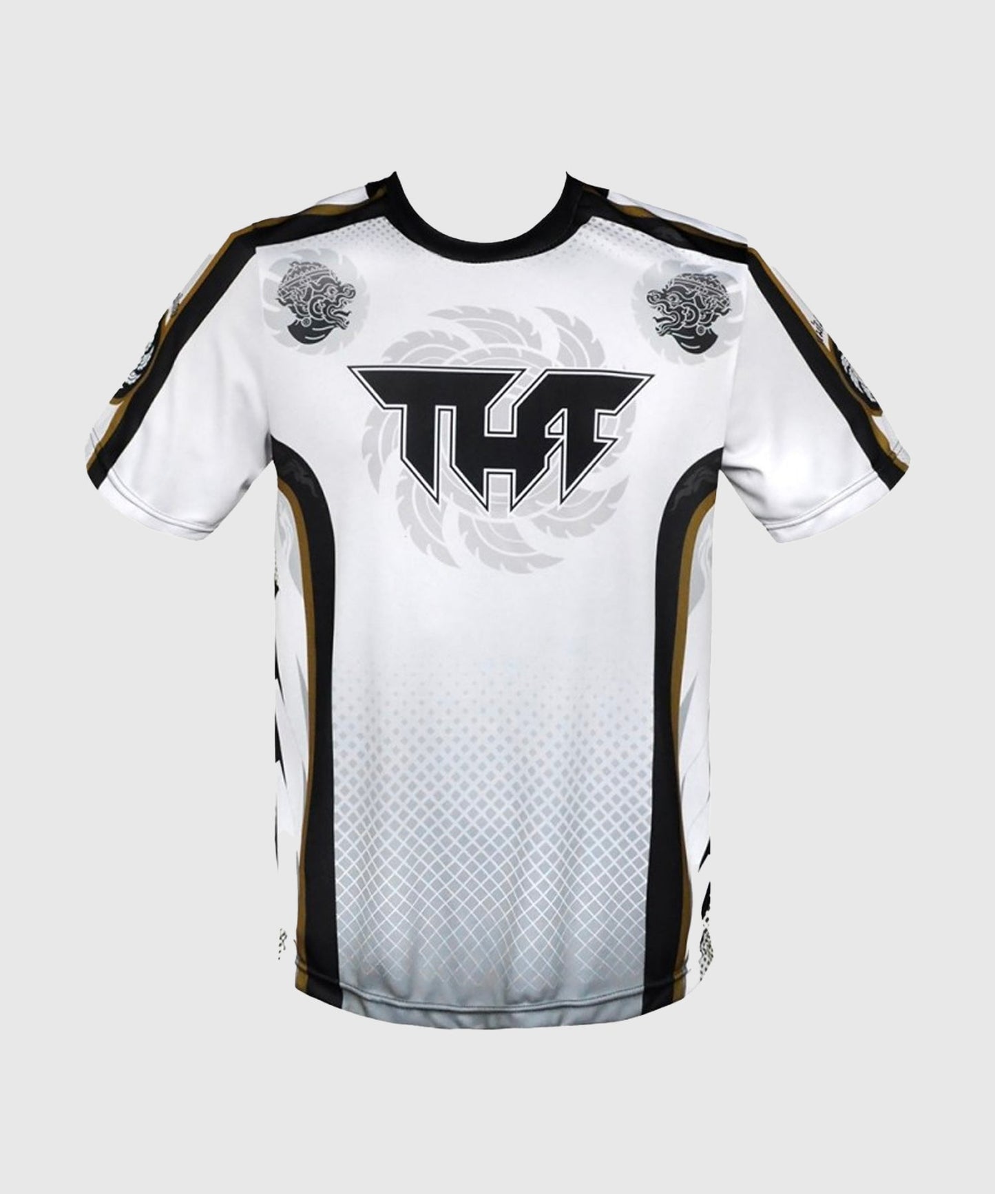 Tuff Dry Fit Twin Hanuman Heads Maglietta - Bianco