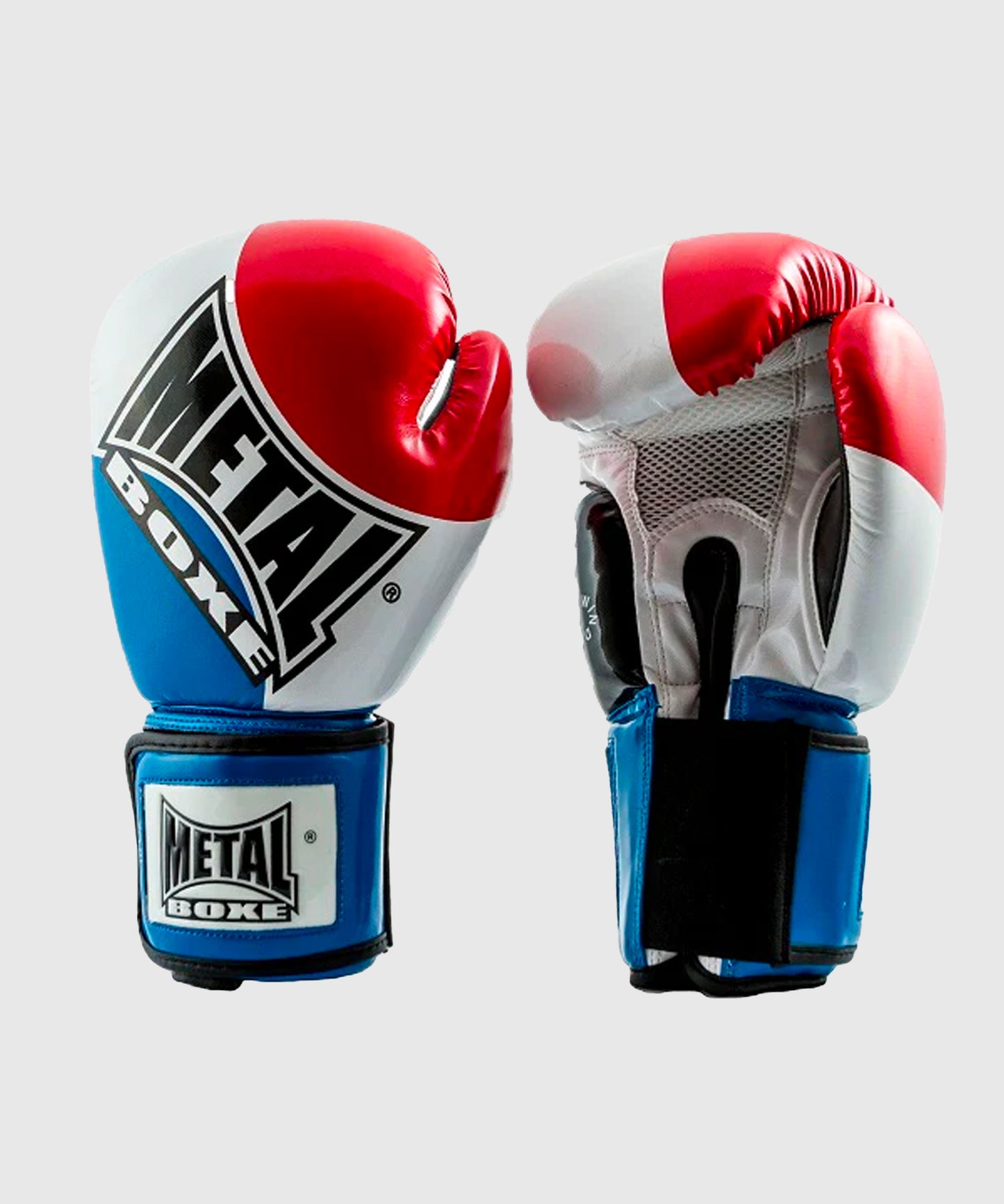 Metal Boxe Compétition "France" Boxhandschuhe - Blau/Weiß/Rot