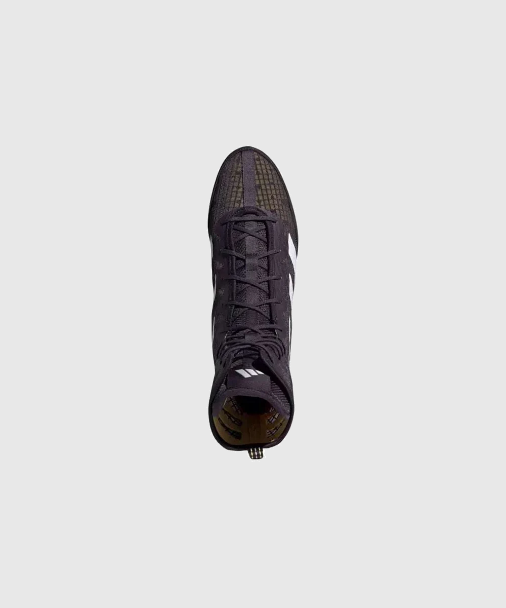 Adidas Box Hog 4 Scarpe da Boxe - Nero/Bianco